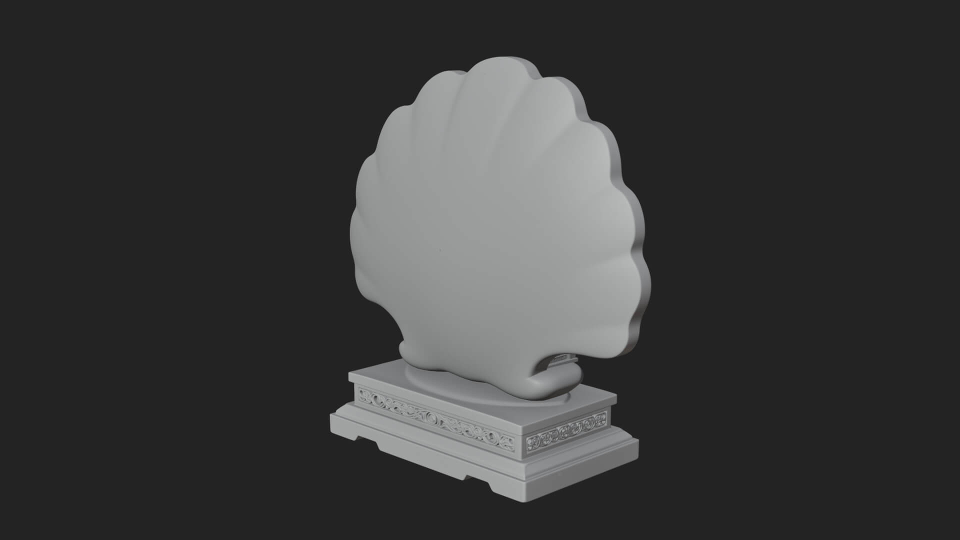 Jade Screen Pagoda Ornament Design 3 3D Print Model 3D Model