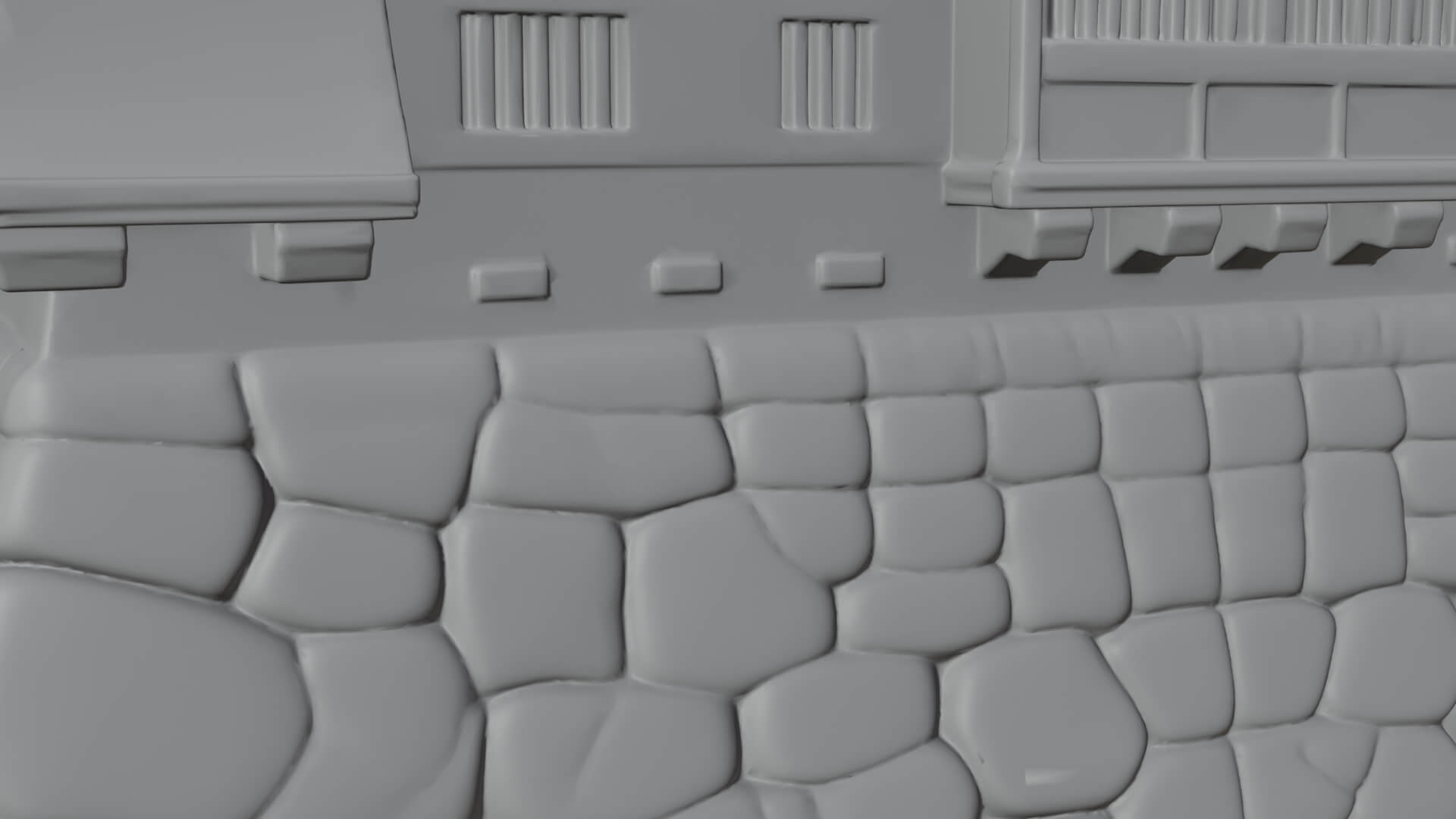 Japanese Castle Keep Design 2 3D Print Model 3D Model
