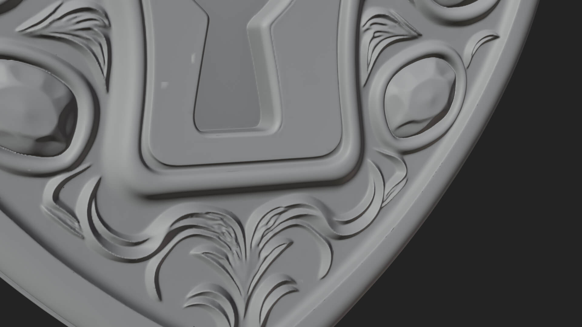 Jeweled Heart Lock Pendant Design 3 3D Print Model 3D Model