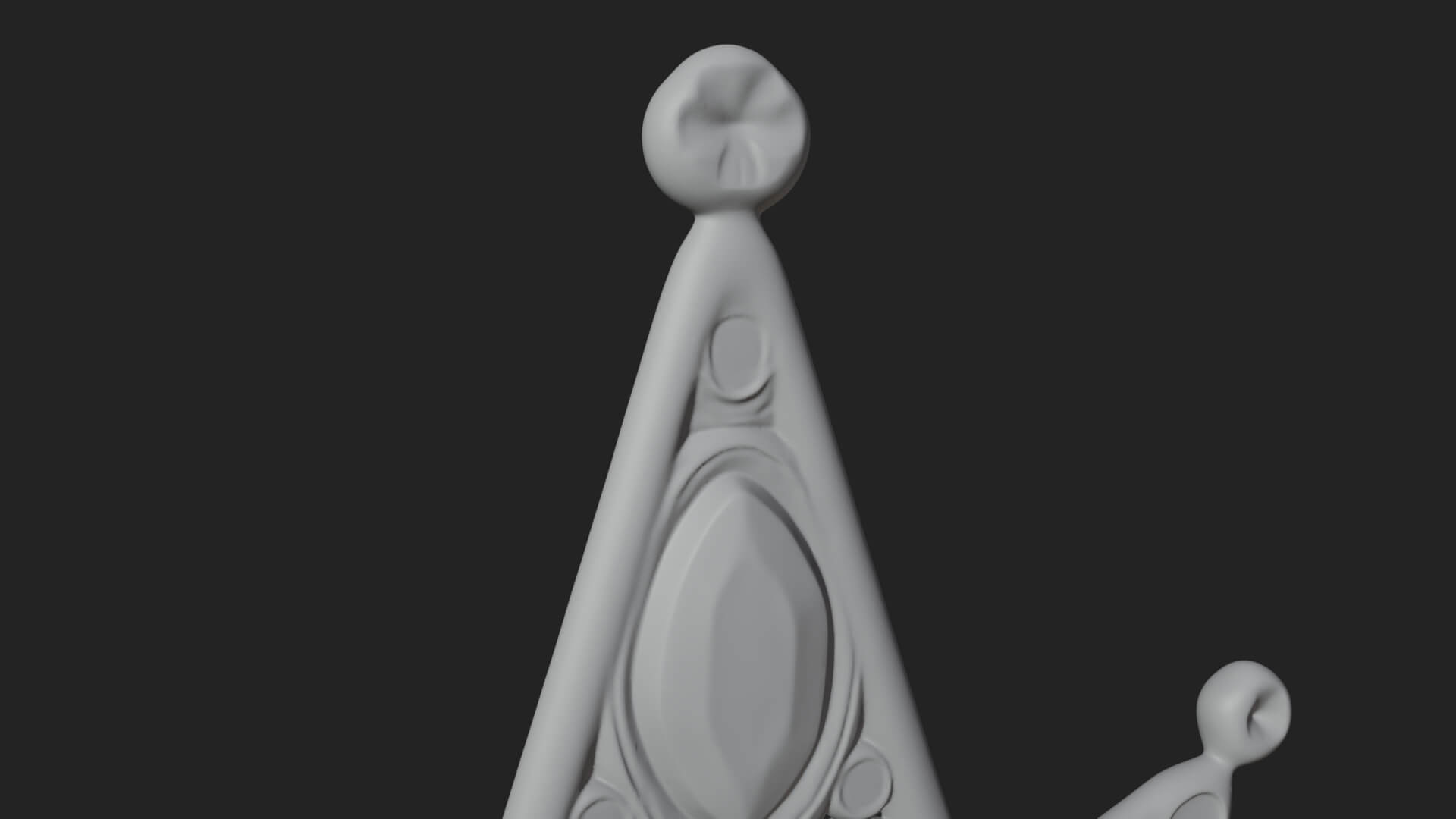 Jeweled Star Tree Topper Ornament Design 1 3D Print Model 3D Model