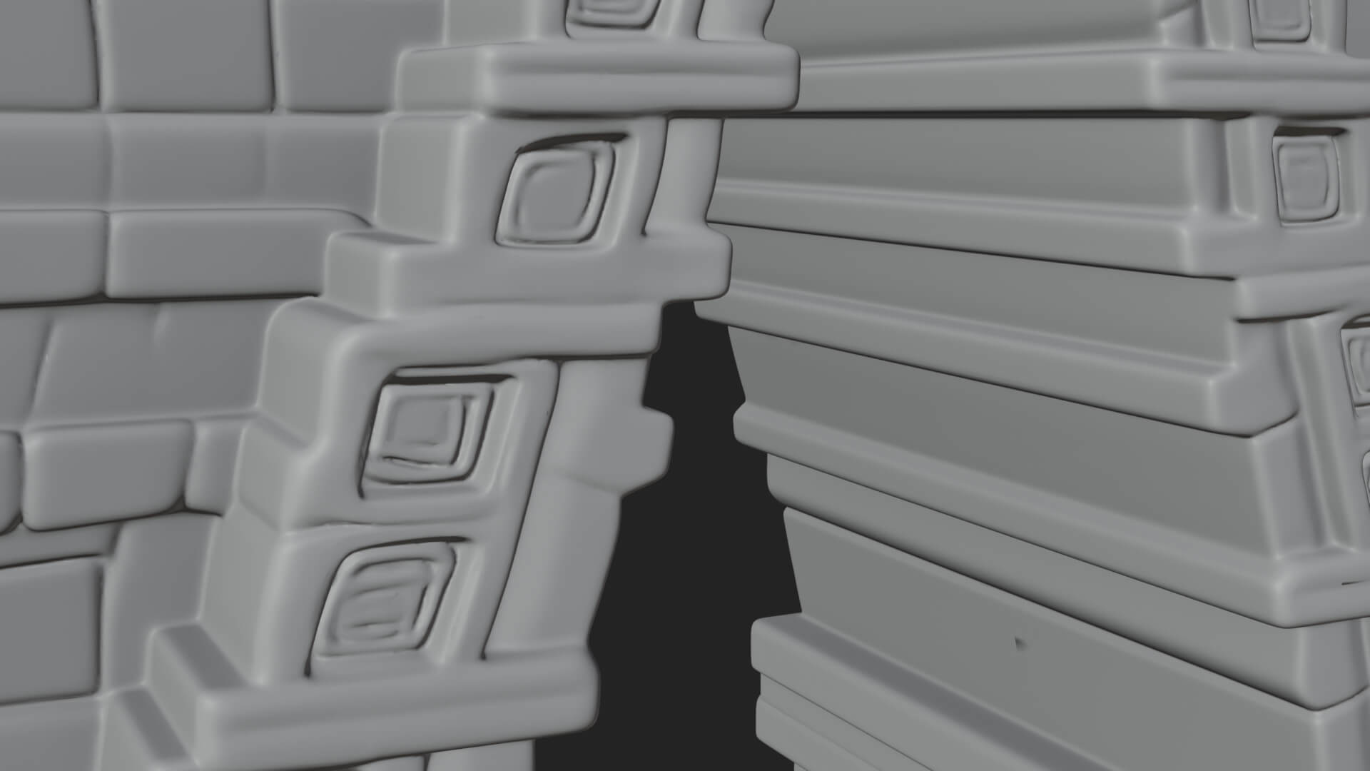 Khmer Carved Arch Design 5 3D Print Model 3D Model