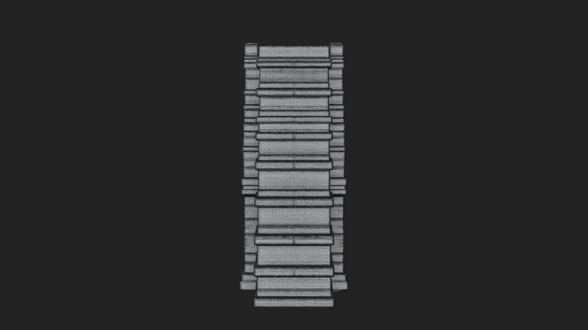 Khmer Carved Arch Design 5 3D Print Model 3D Model