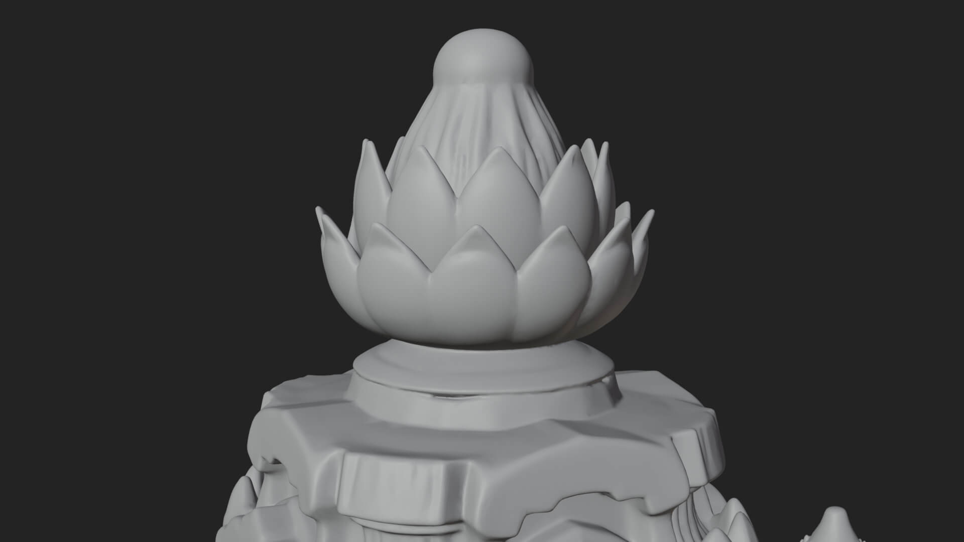 Khmer Temple Tower Design 5 3D Print Model 3D Model