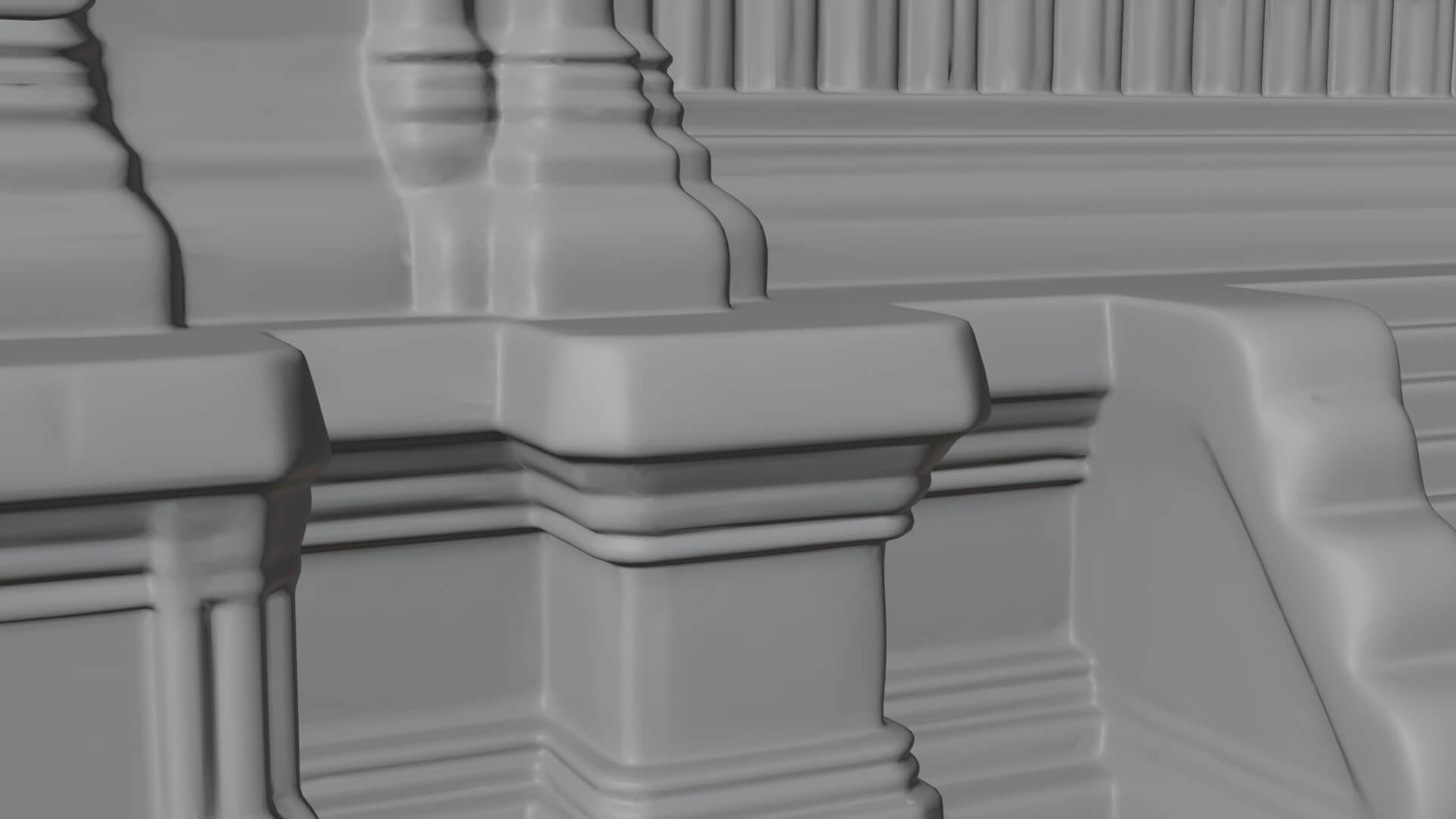Khmer Temple Tower Design 7 3D Print Model 3D Model