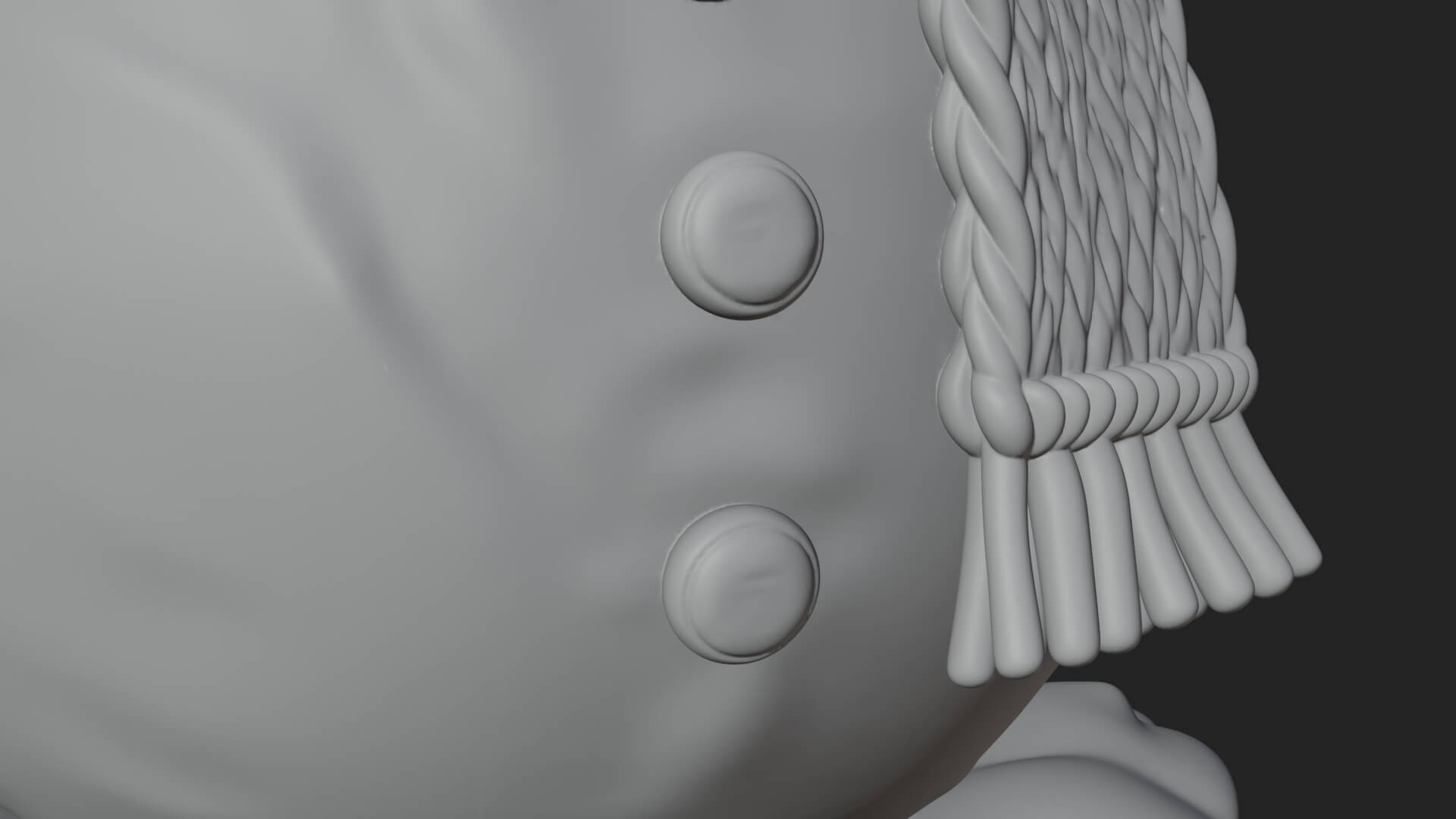 Knit Hat Snowman Statue Design 1 3D Print Model 3D Model