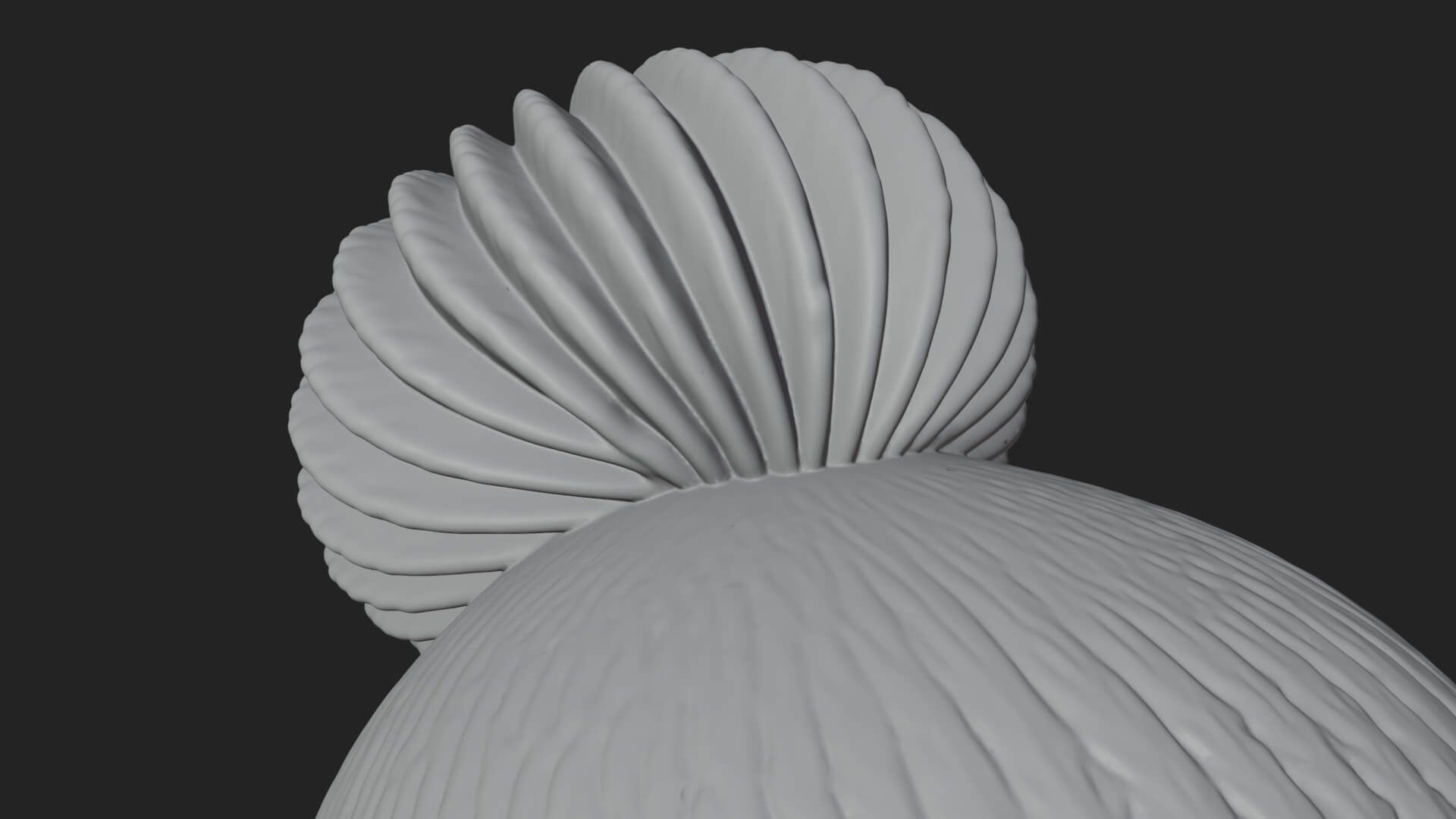 Knit Hat Snowman Statue Design 2 3D Print Model 3D Model