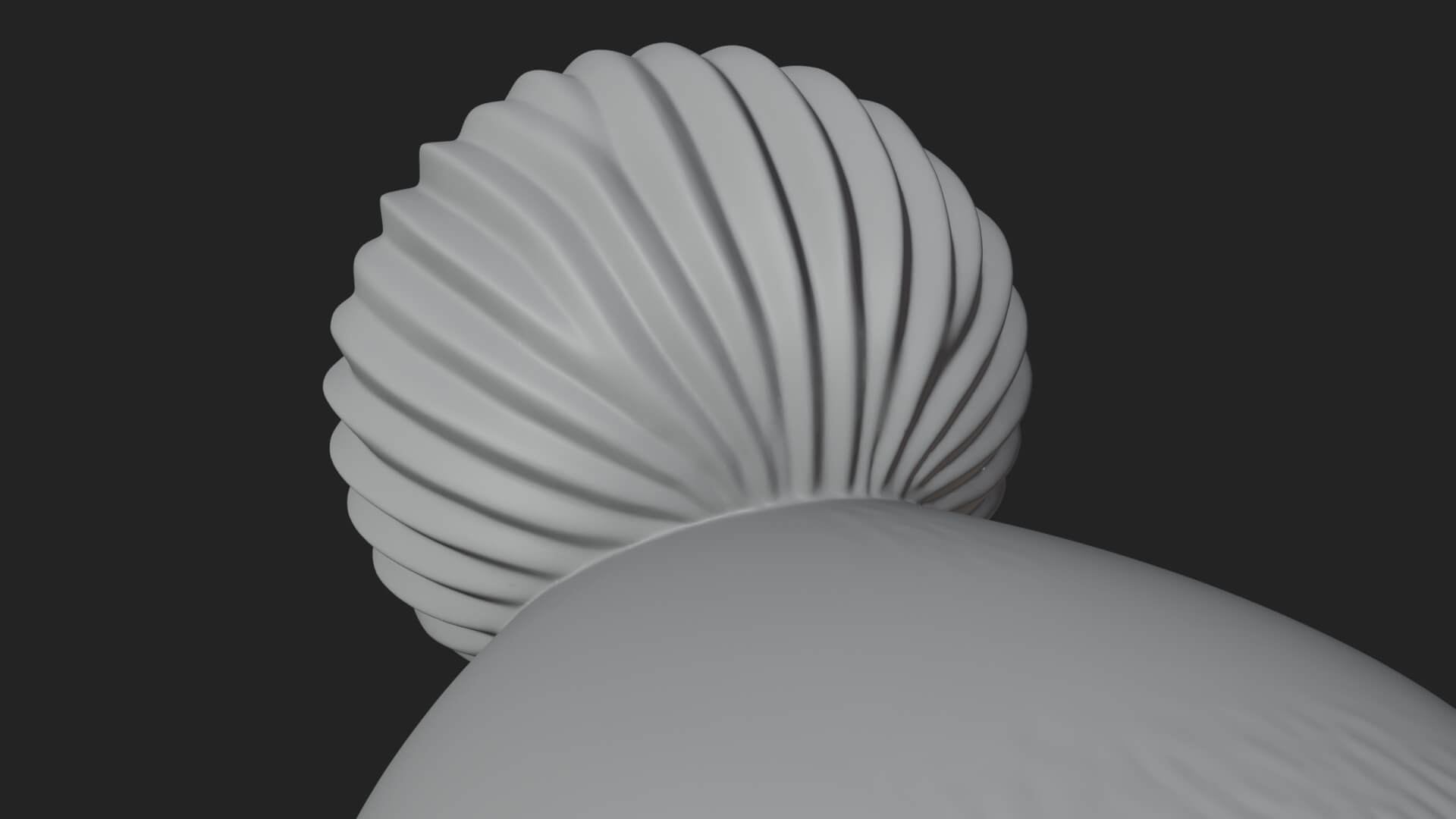 Knit Hat Snowman Statue Design 4 3D Print Model 3D Model