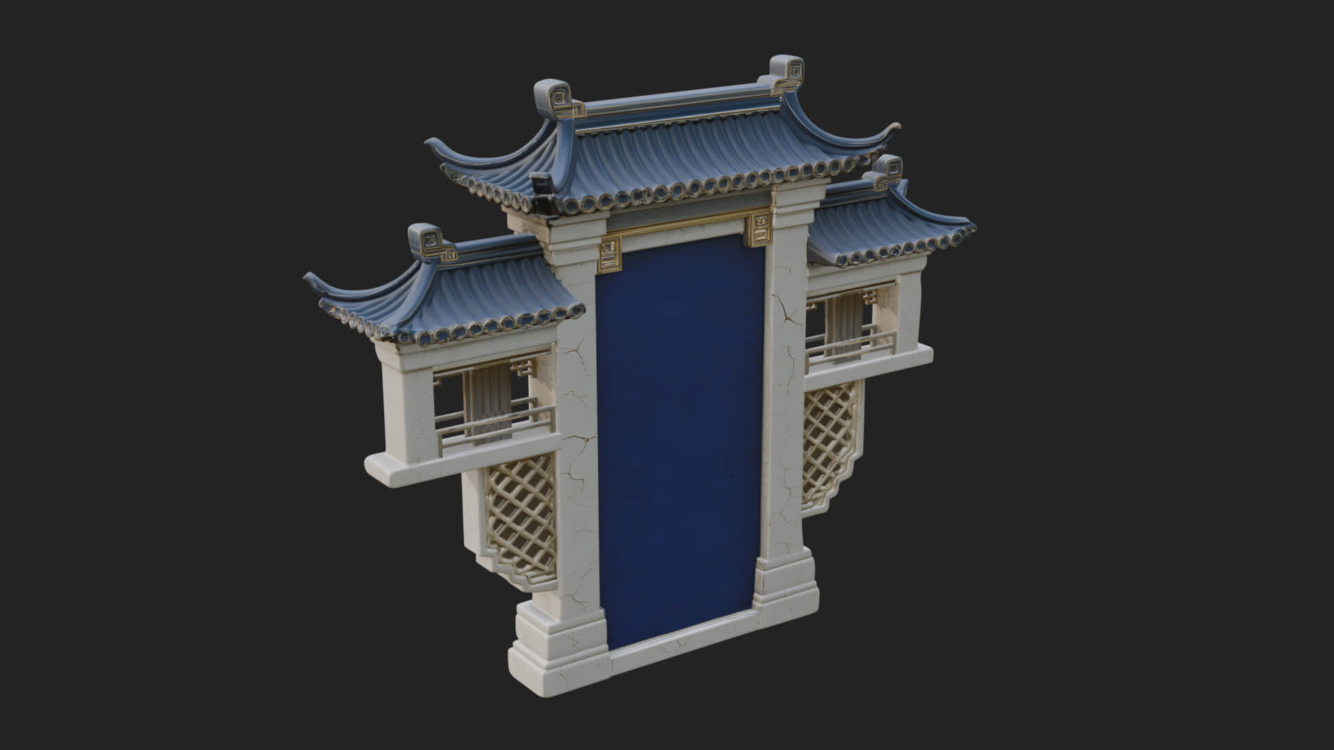 Knotwork Panel Gate Design 1 3D Print Model 3D Model