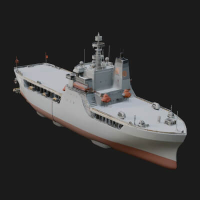 Landing Craft Model Design 3 3D Print Model