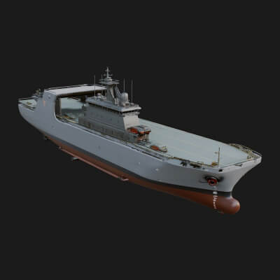 Landing Craft Model Design 7 3D Print Model