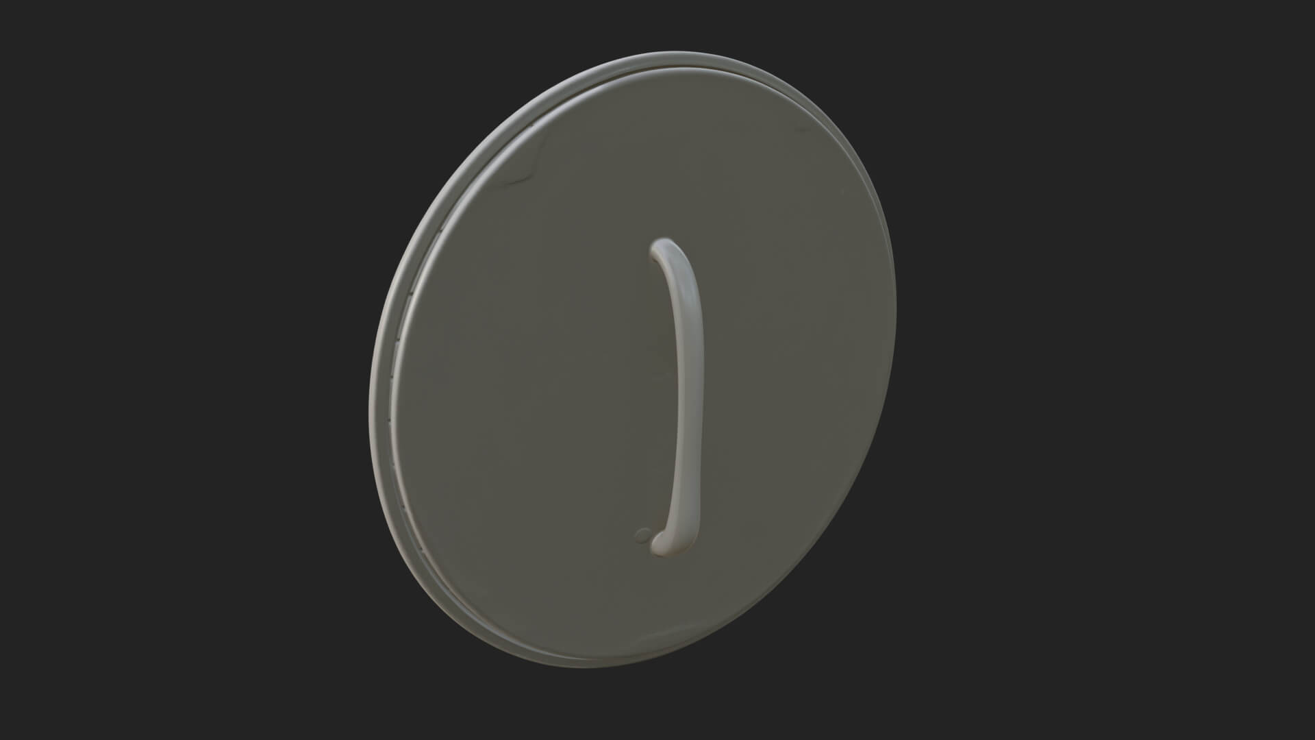 Laurel Wreath Oval Plaque Design 1 3D Print Model 3D Model