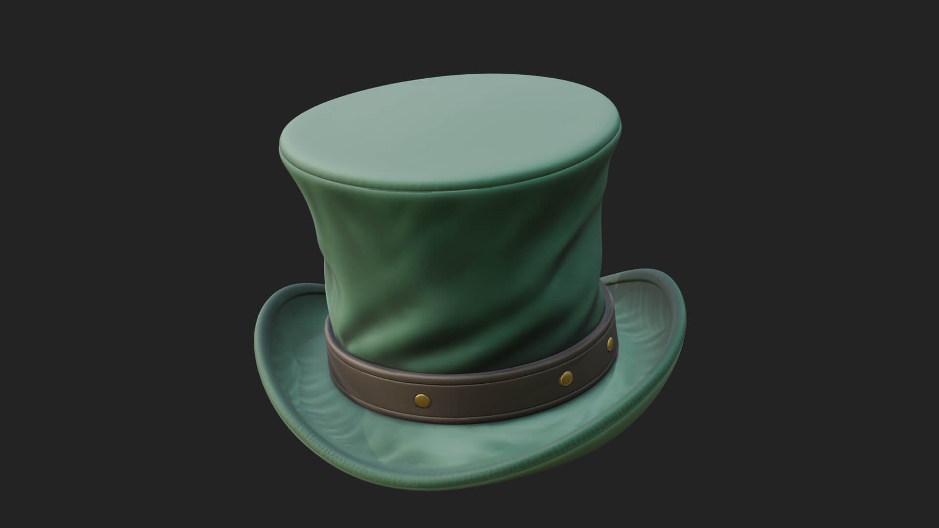 Leprechaun Buckle Top Hat Model Design 1 3D Print Model 3D Model