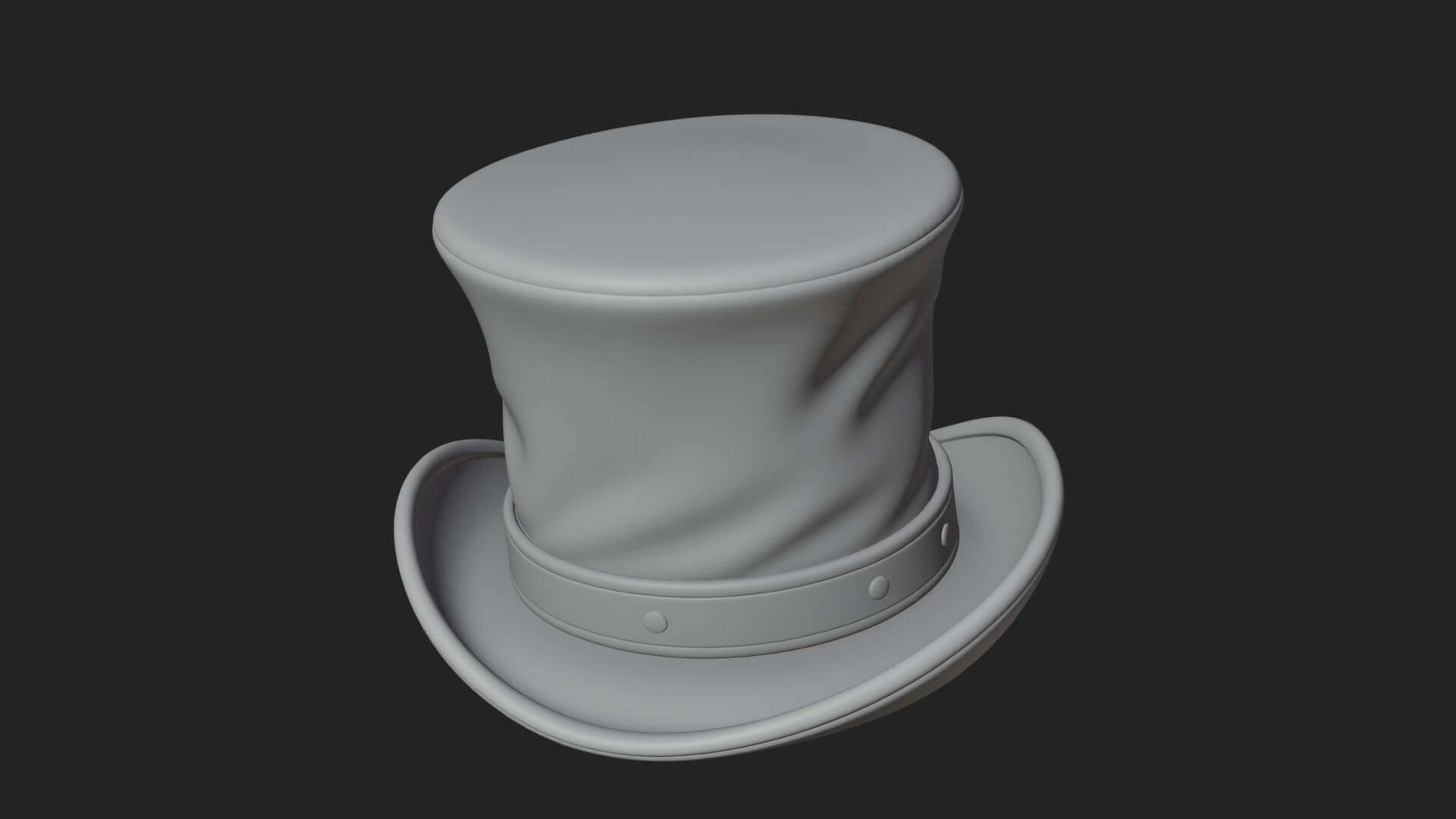 Leprechaun Buckle Top Hat Model Design 1 3D Print Model 3D Model