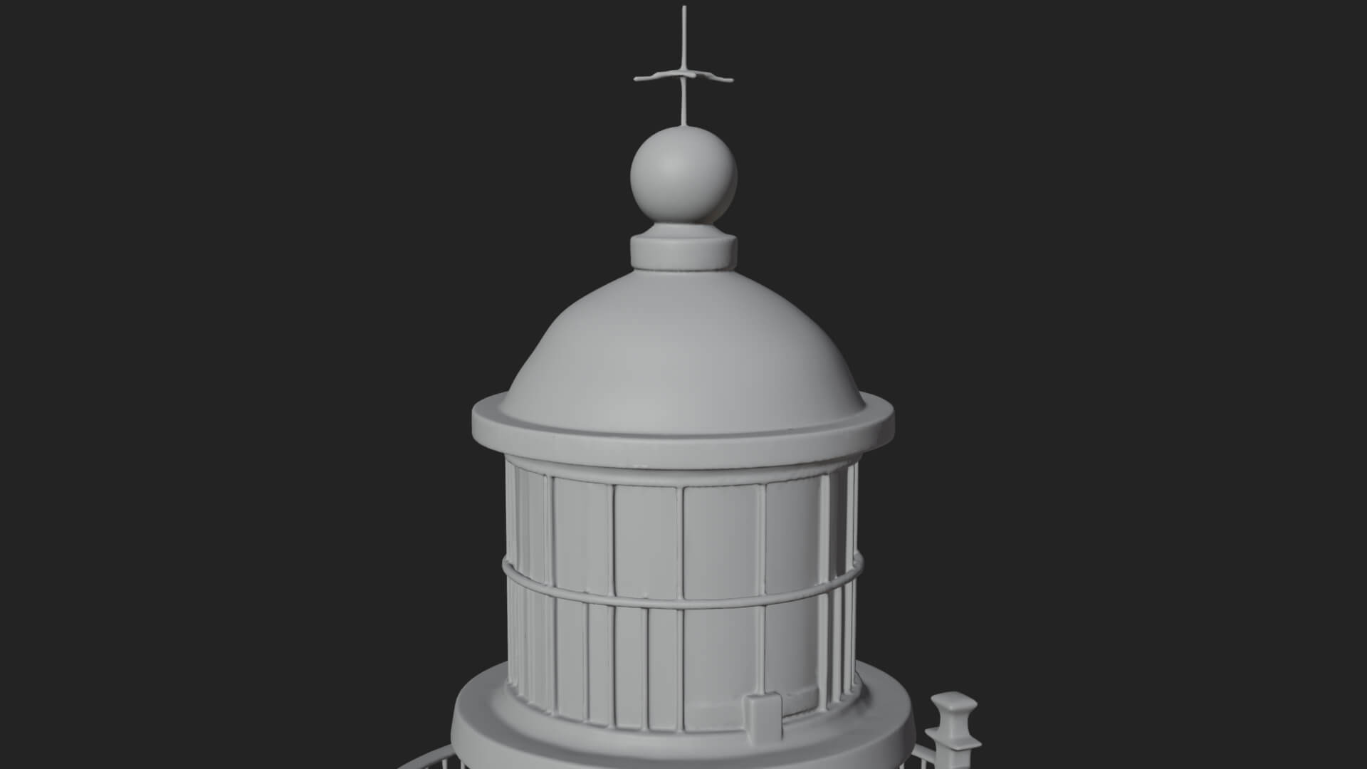Lighthouse Stone Tower Design 2 3D Print Model 3D Model