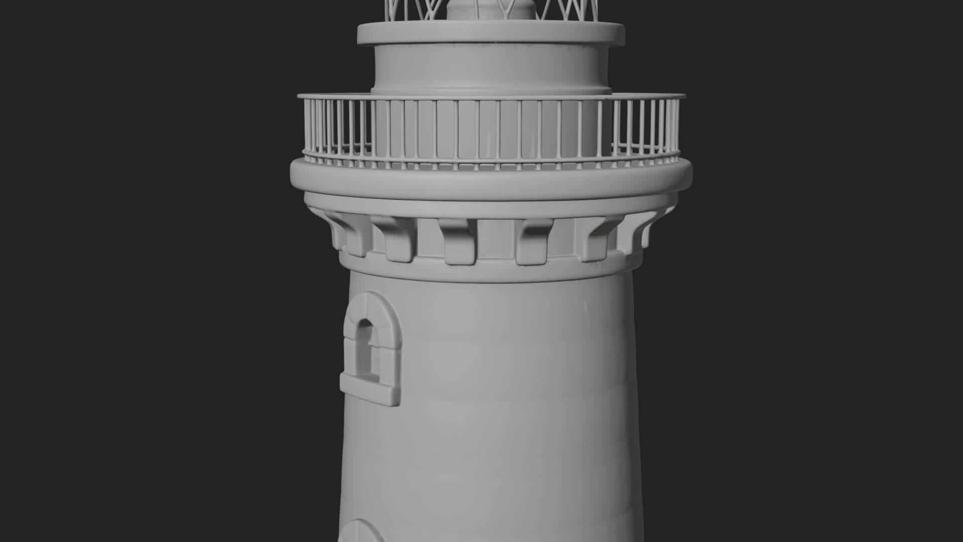 Lighthouse Stone Tower Design 3 3D Print Model 3D Model