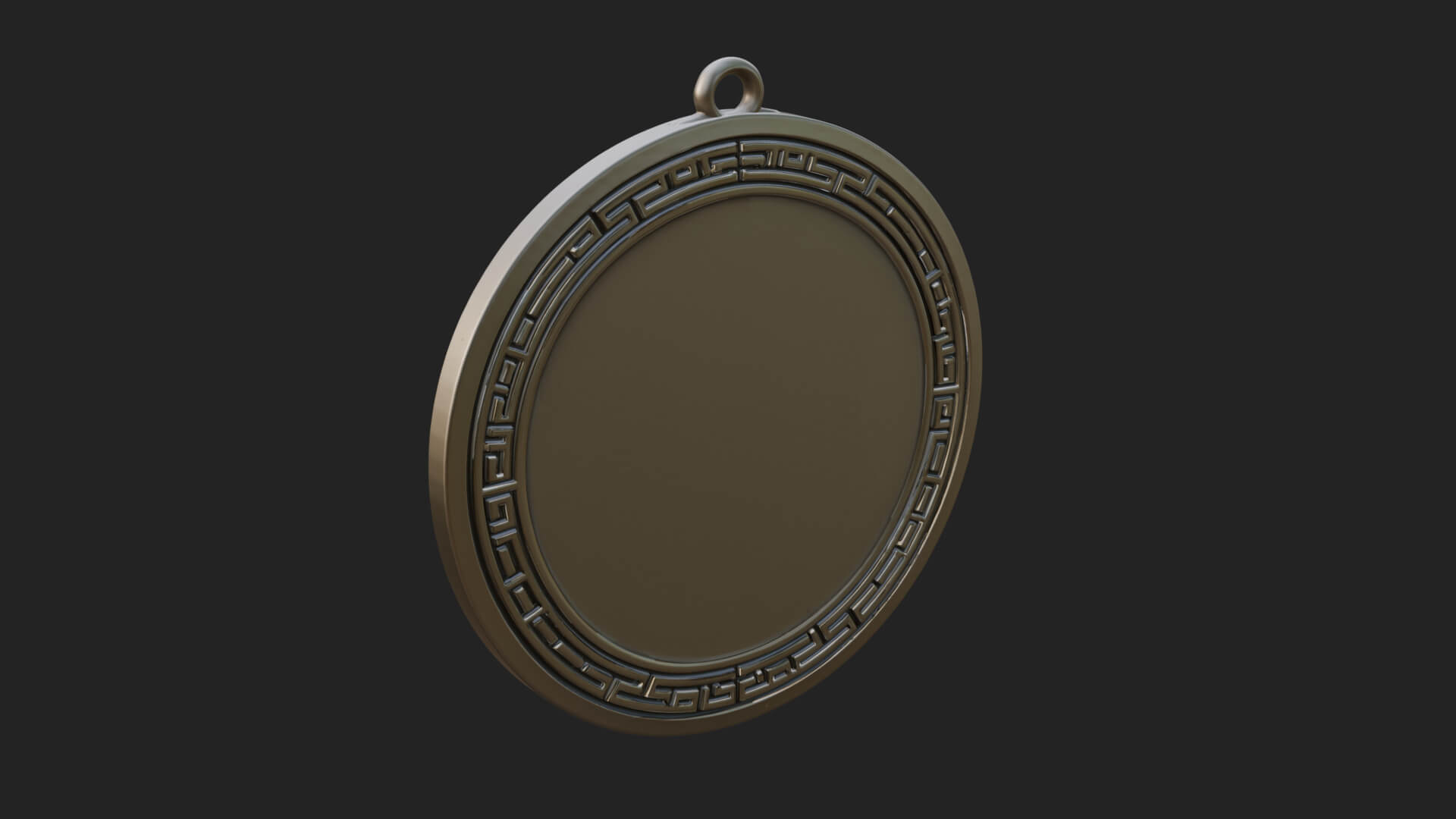 Lightning Sky God Oval Plaque Design 2 3D Print Model 3D Model