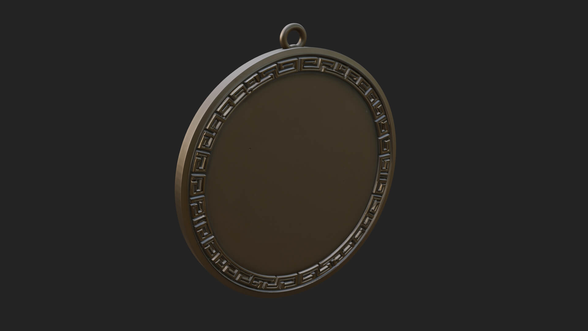Lightning Sky God Oval Plaque Design 3 3D Print Model 3D Model