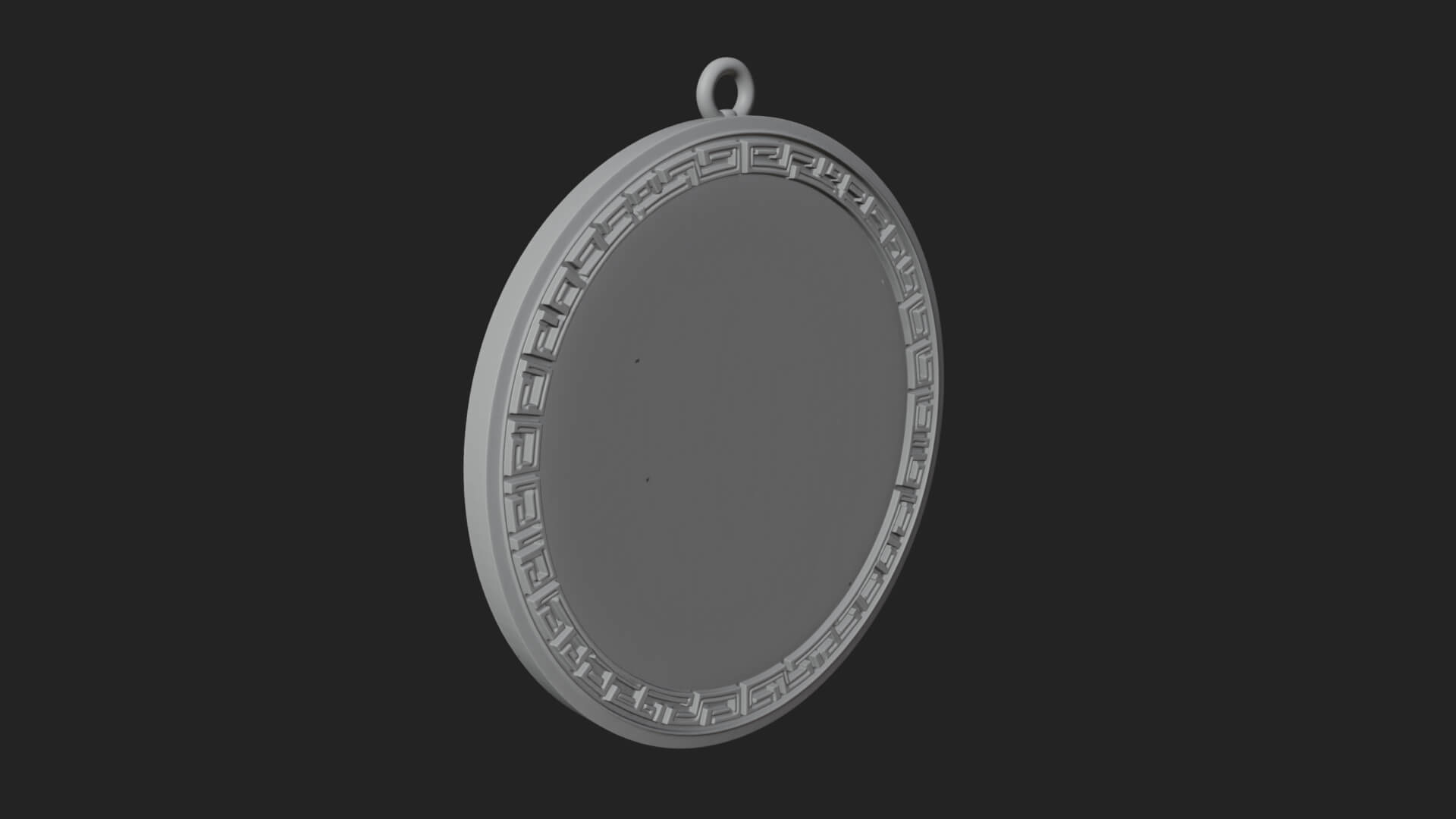 Lightning Sky God Oval Plaque Design 3 3D Print Model 3D Model