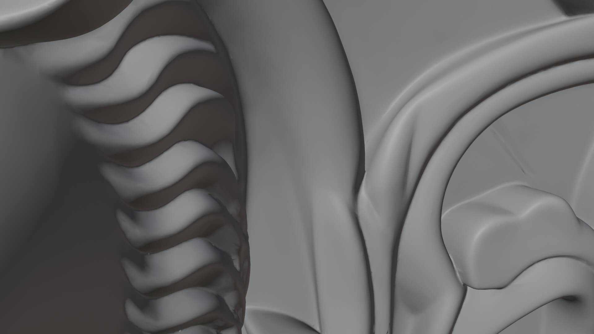 Lion Head Column Capital Design 8 3D Print Model 3D Model