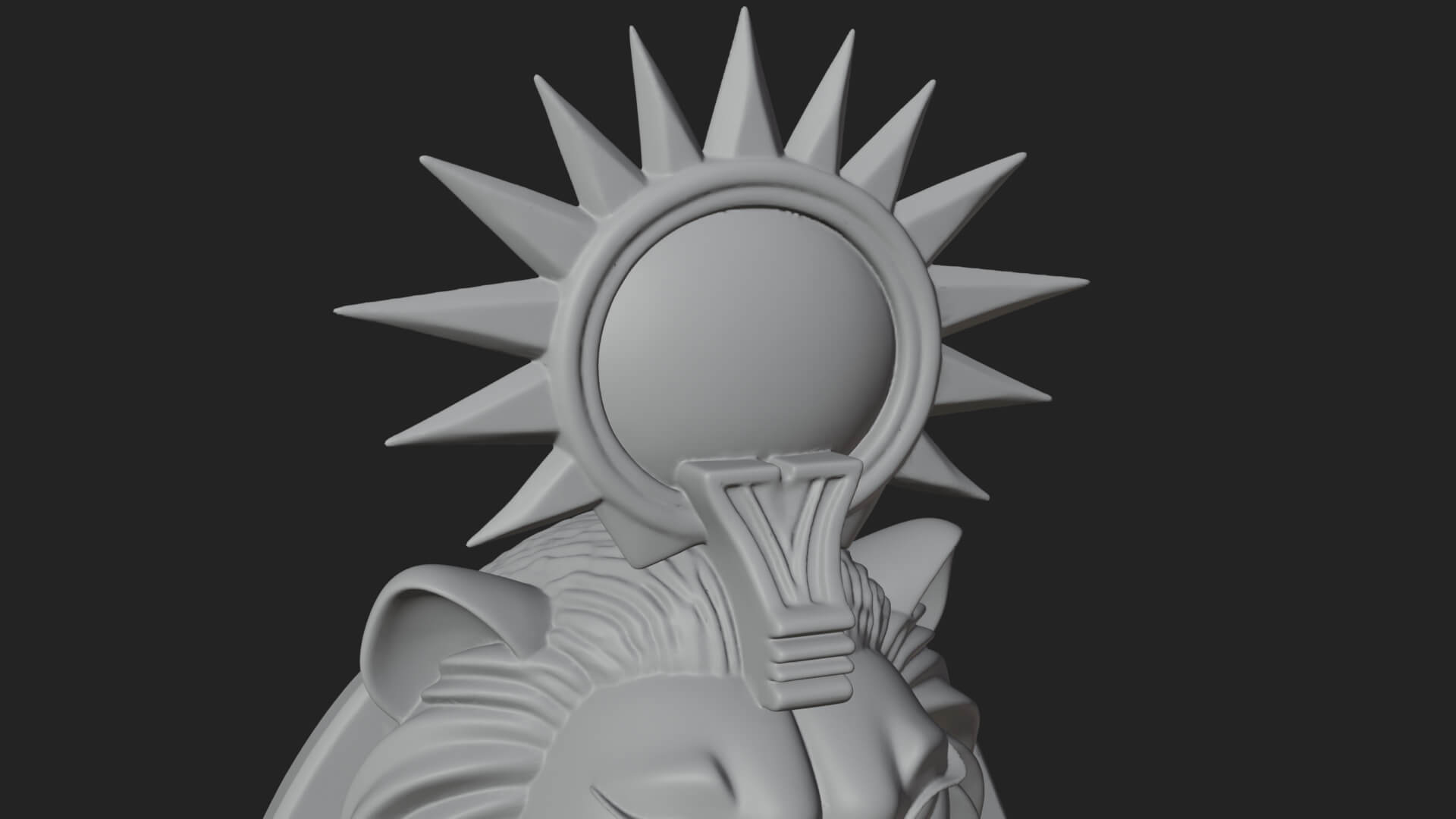 Lion-Headed Egyptian God Statue Design 1 3D Print Model 3D Model