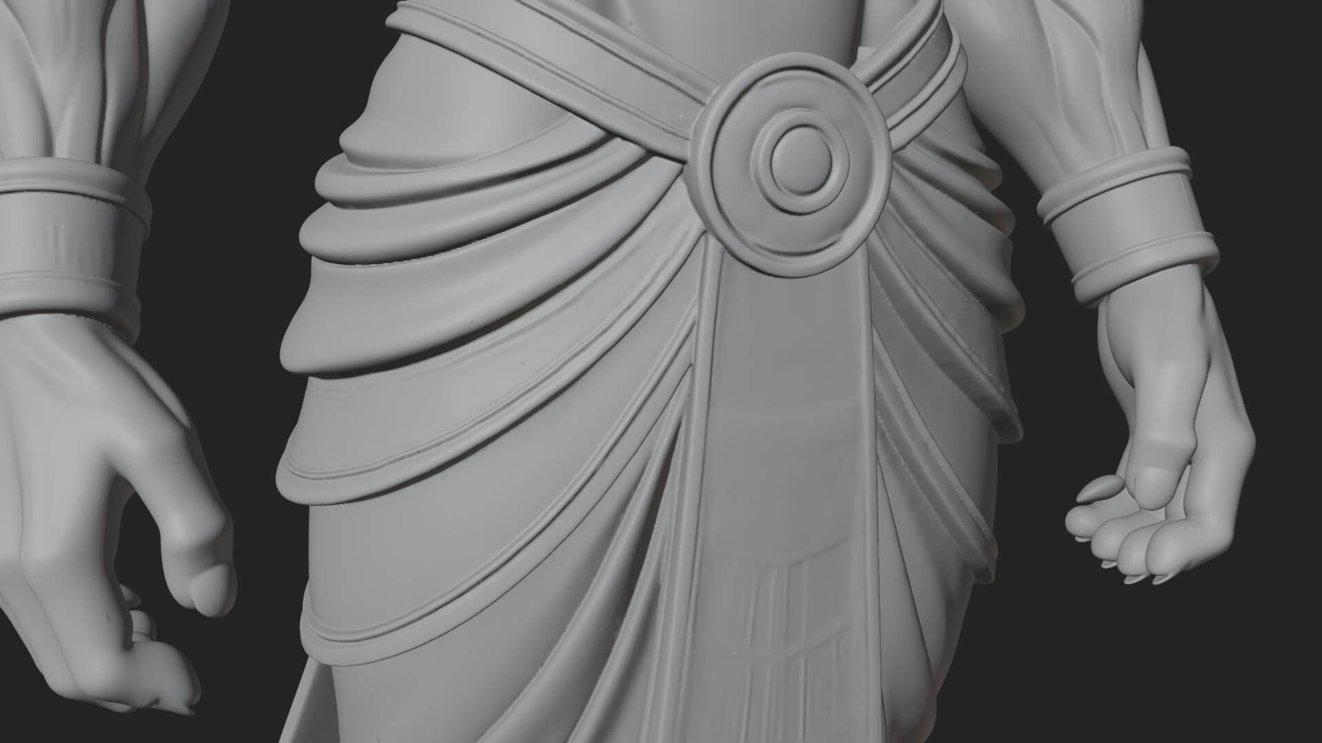 Lion Headed Egyptian God Statue Design 3 3D Print Model 3D Model