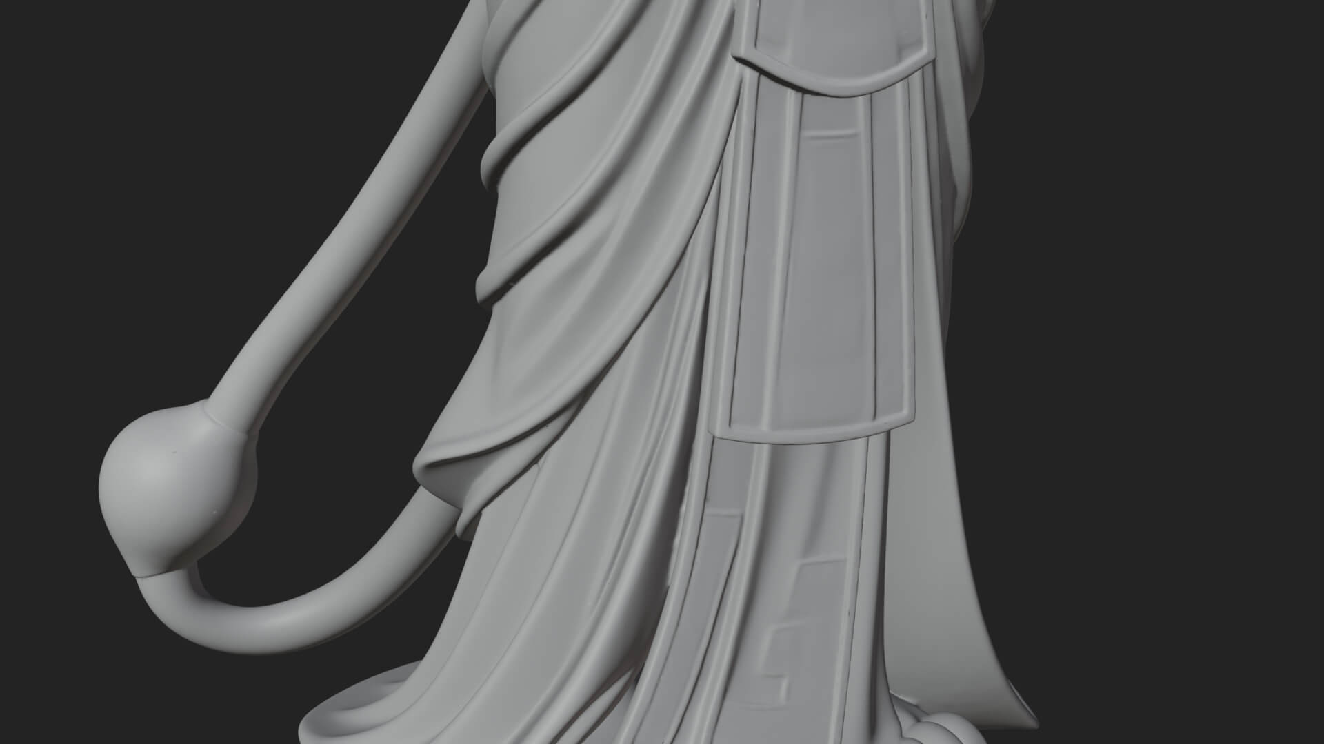Lion-Headed Egyptian God Statue Design 4 3D Print Model 3D Model