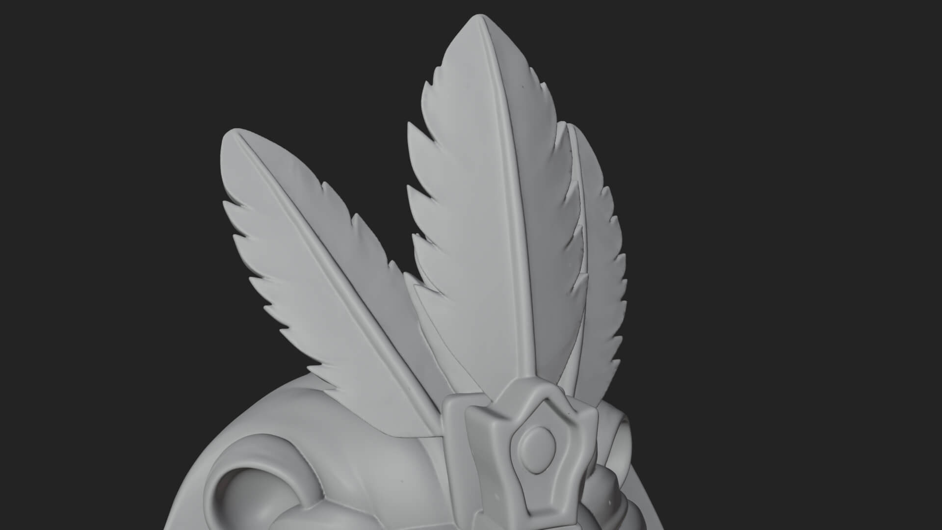 Lion-Headed Egyptian God Statue Design 5 3D Print Model 3D Model