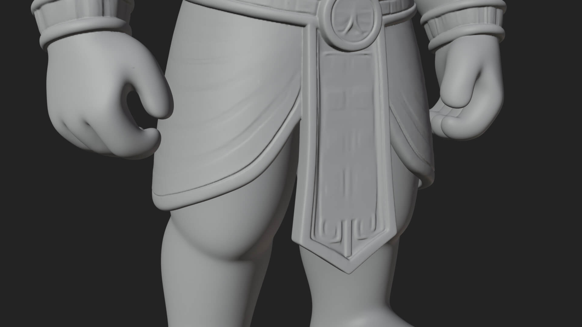 Lion-Headed Egyptian God Statue Design 5 3D Print Model 3D Model
