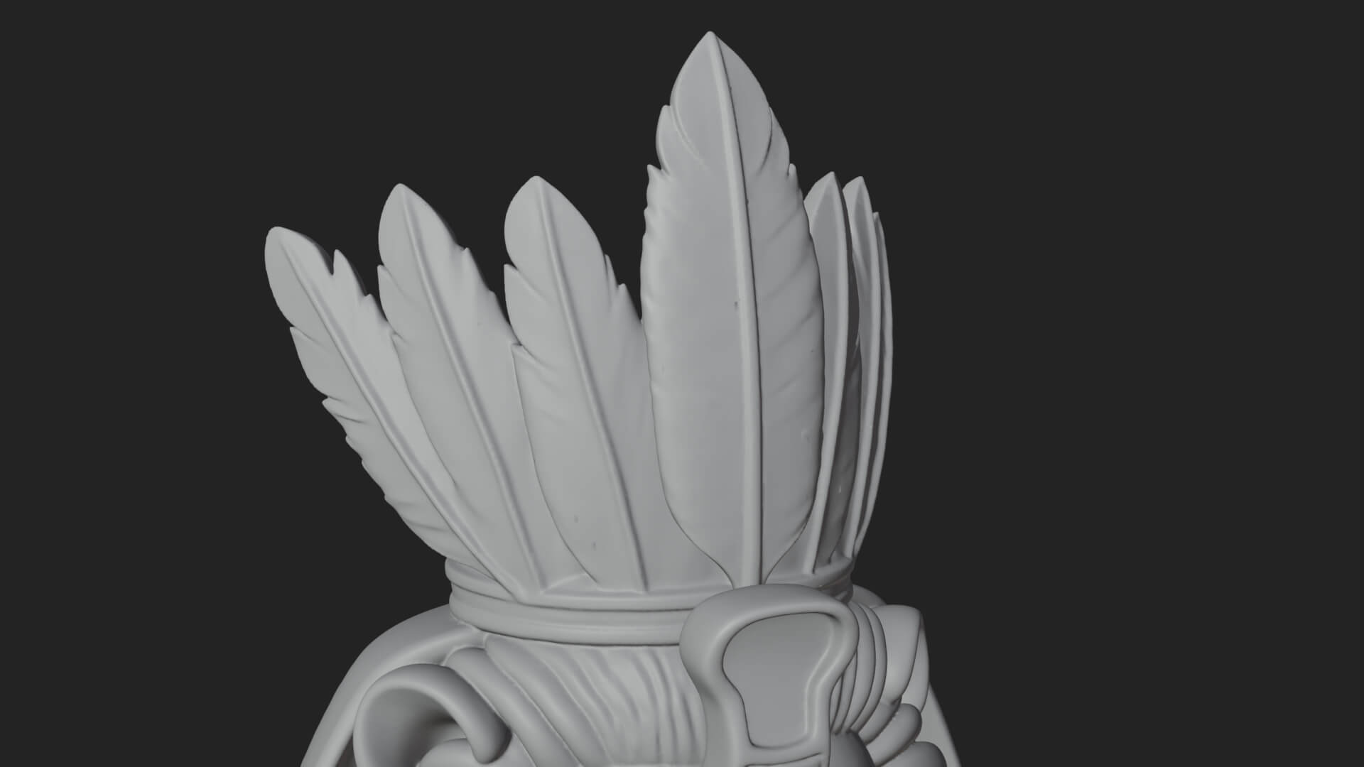Lion-Headed Egyptian God Statue Design 8 3D Print Model 3D Model