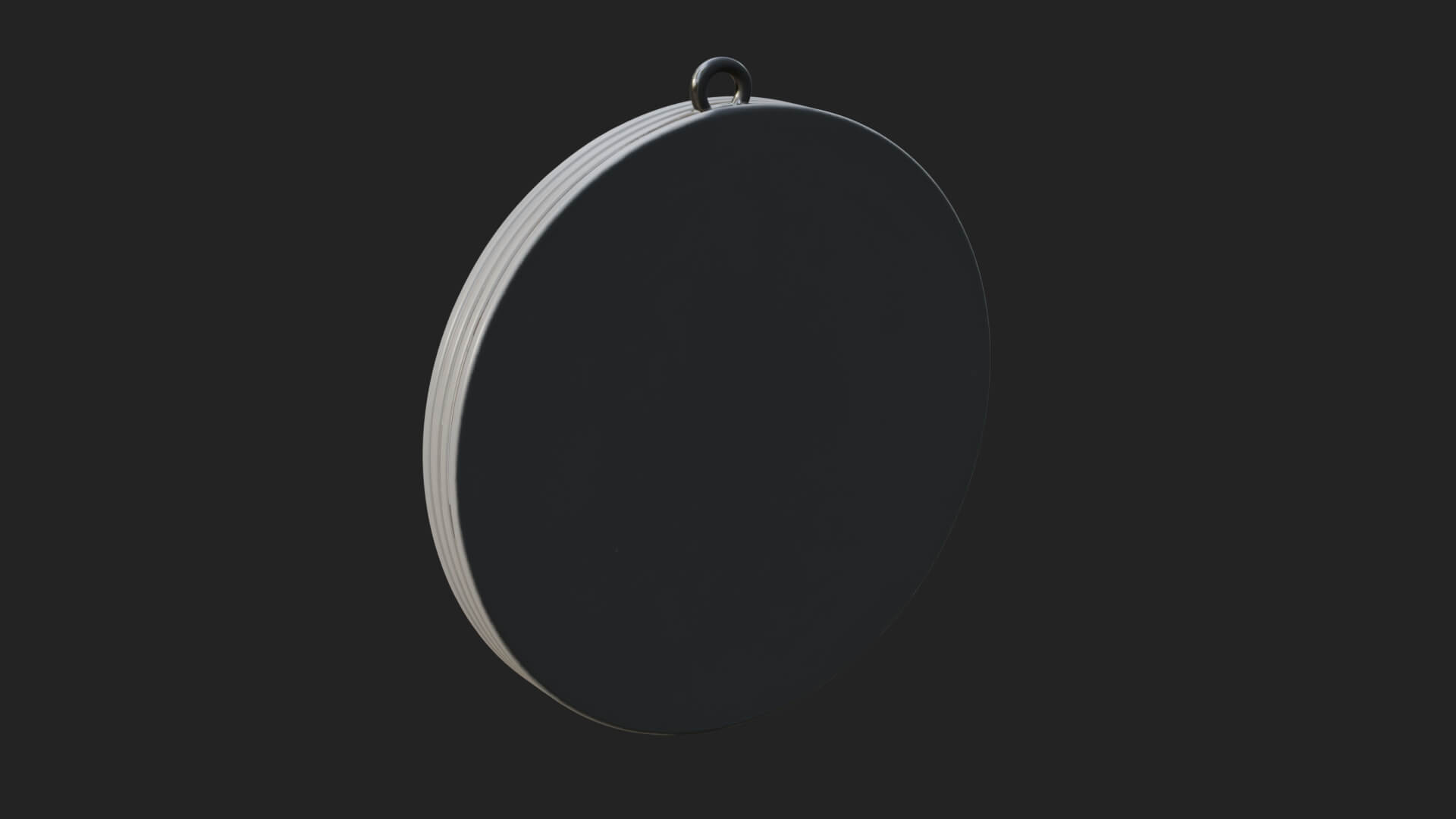 Long Haired Christ Oval Plaque Design 3 3D Print Model 3D Model