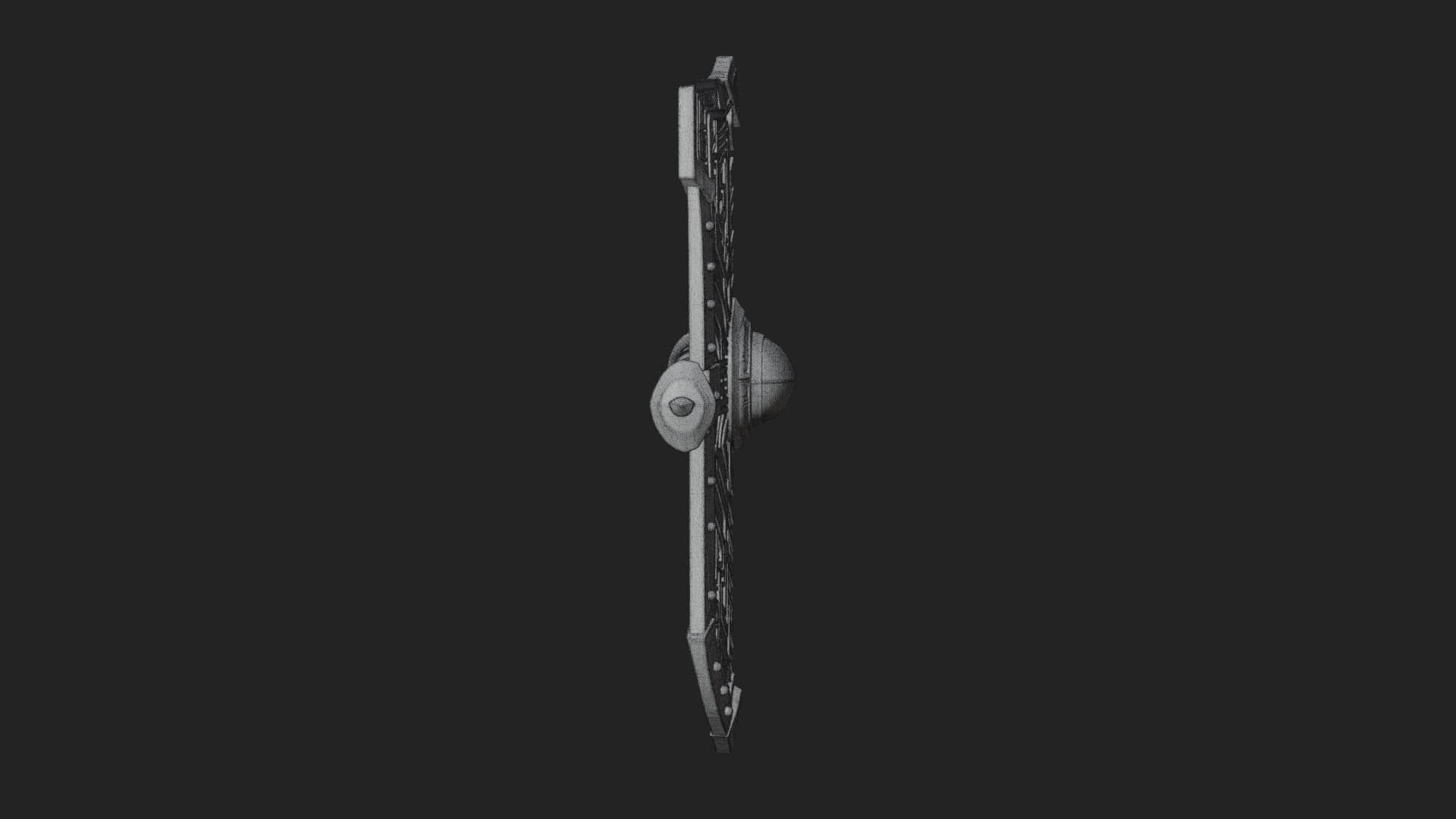 Long Rectangular War Shield Model Design 1 3D Print Model 3D Model