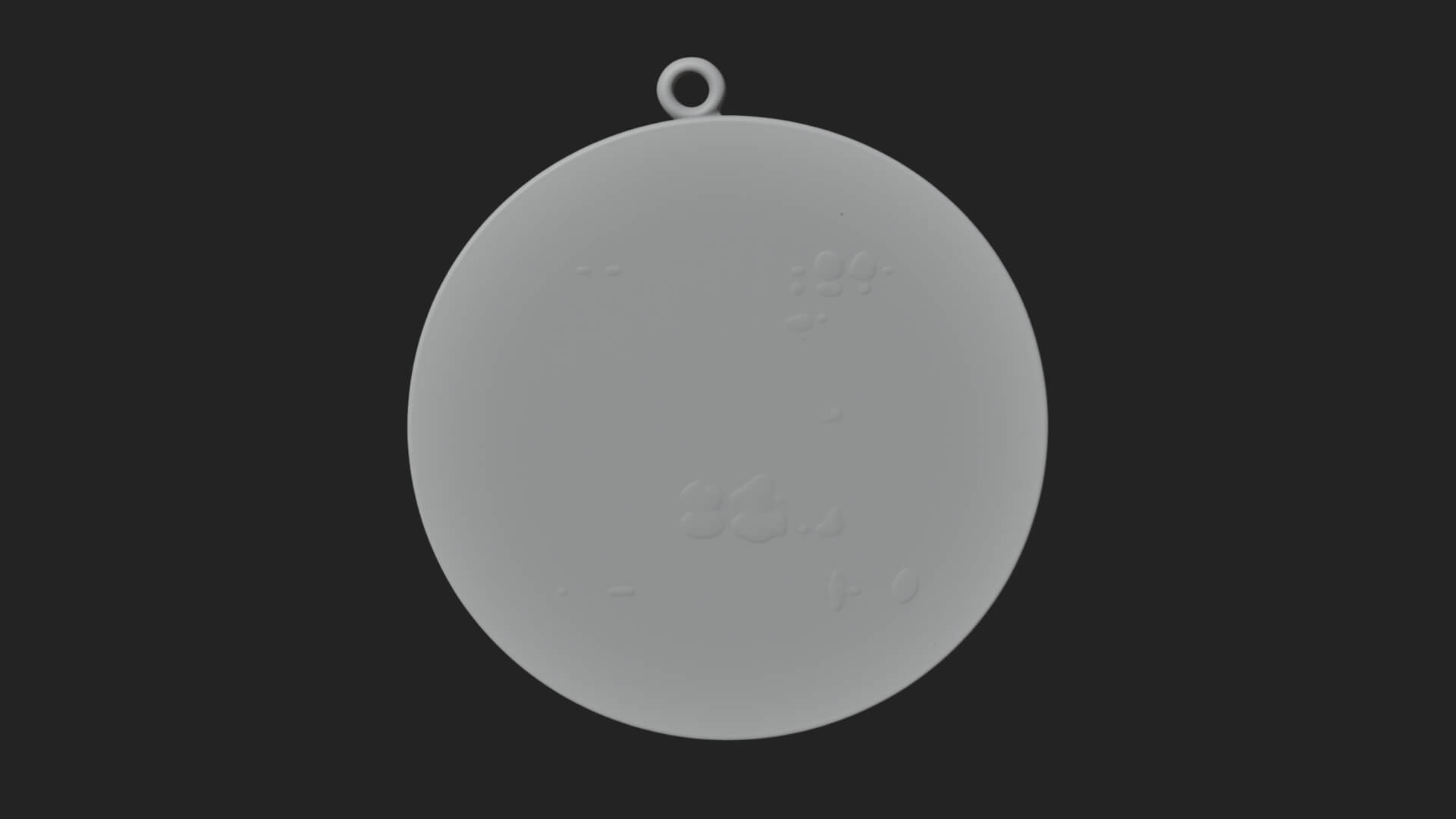 Lotus Bloom Oval Relief Plaque Design 1 3D Print Model 3D Model
