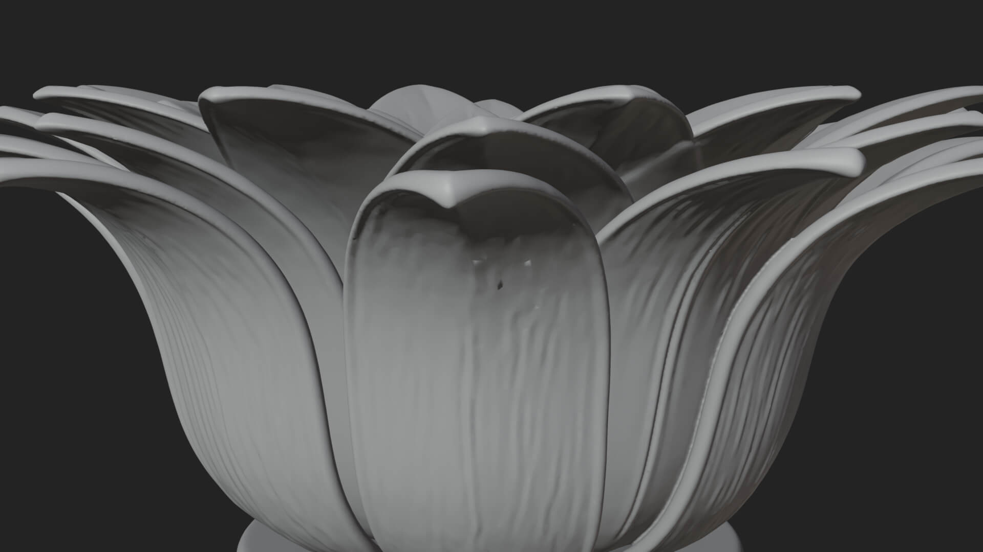 Lotus Column Capital Design 12 3D Print Model 3D Model