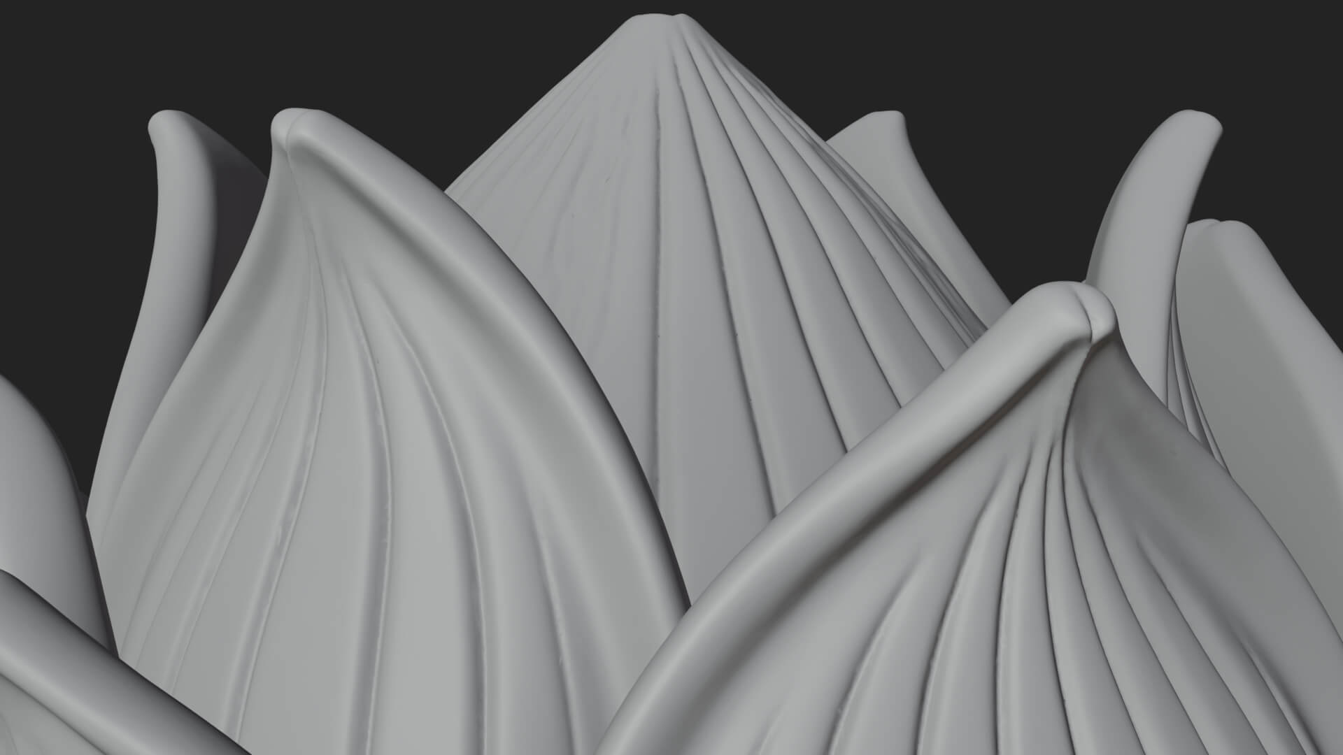 Lotus Column Capital Design 14 3D Print Model 3D Model