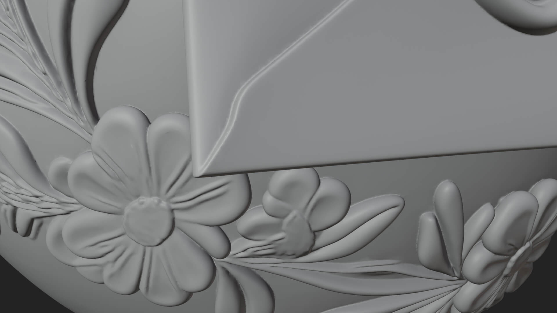 Love Letter Egg Ornament Design 1 3D Print Model 3D Model