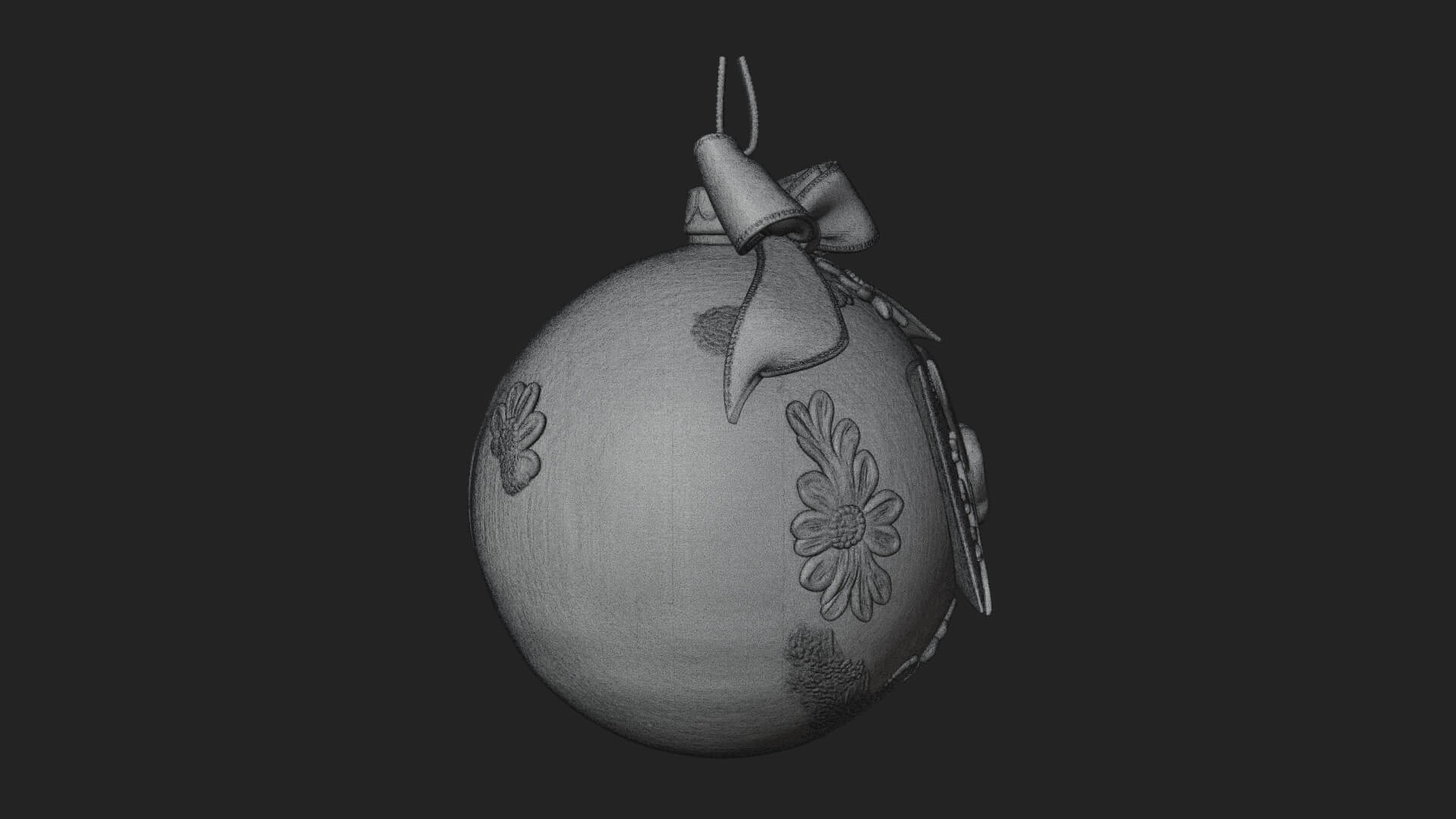 Love Letter Egg Ornament Design 2 3D Print Model 3D Model
