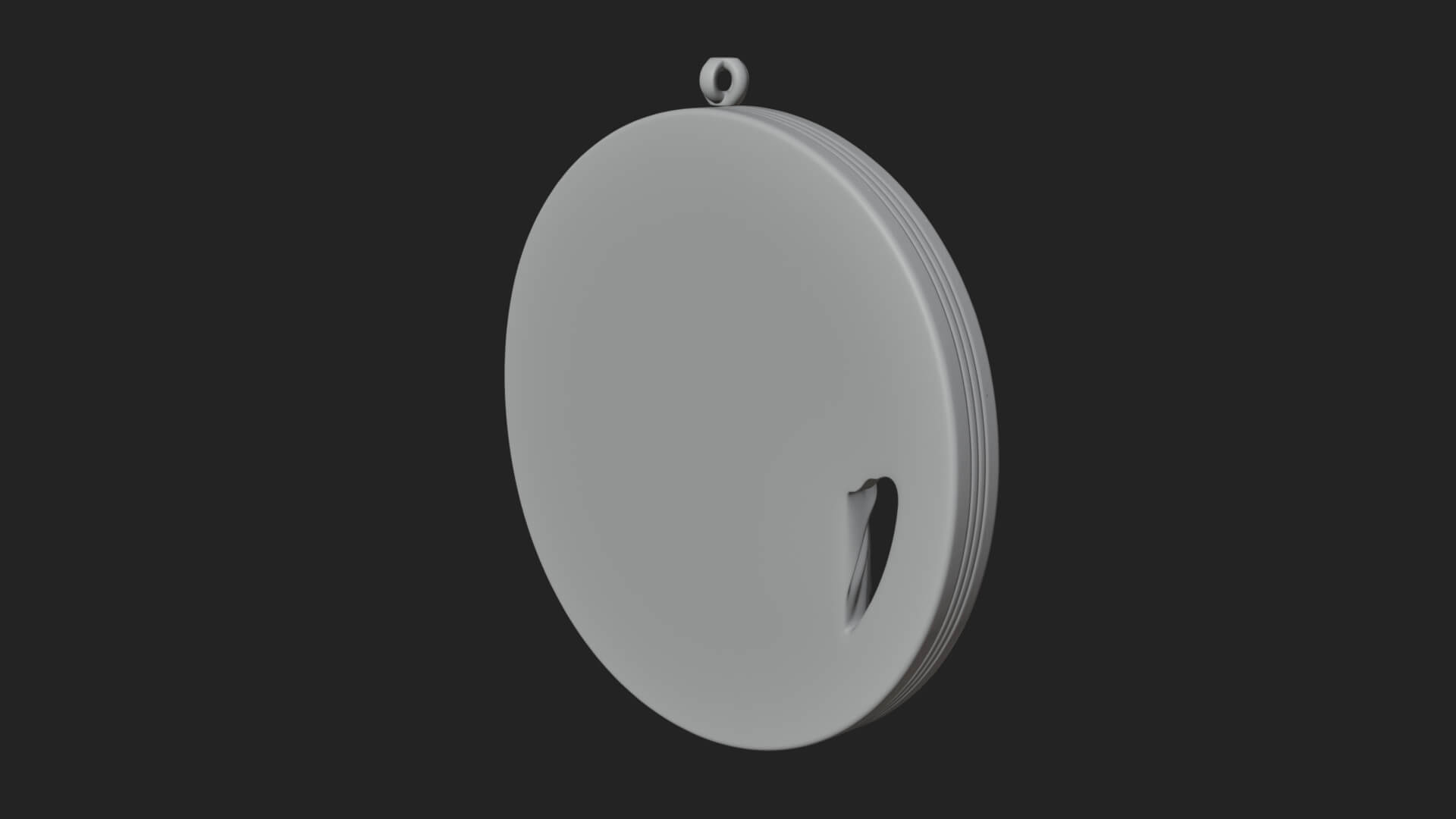 Madonna with Child Oval Plaque Design 1 3D Print Model 3D Model