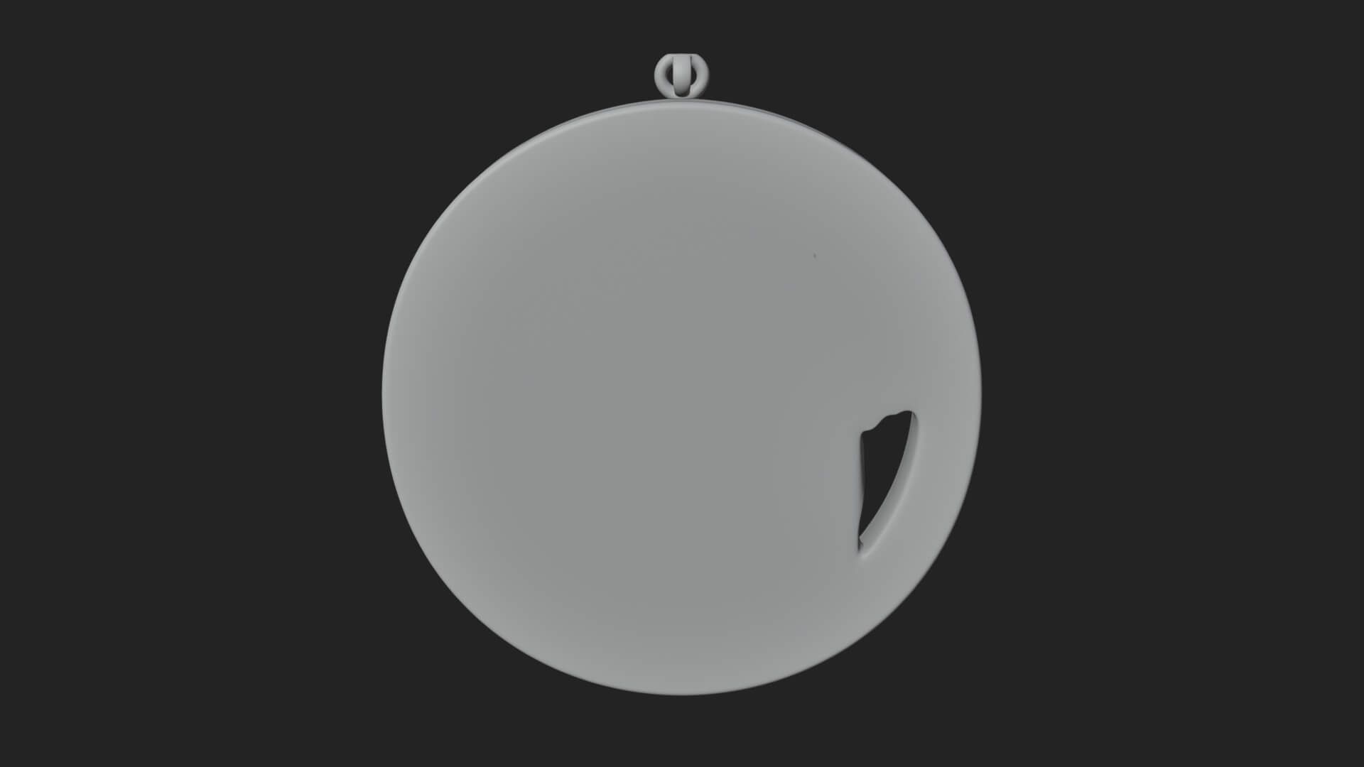 Madonna with Child Oval Plaque Design 1 3D Print Model 3D Model