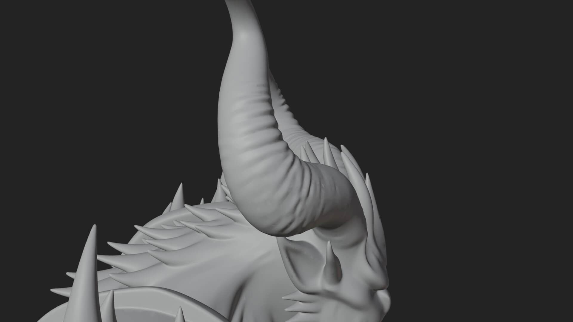 Manticore Beast Statue Design 3 3D Print Model 3D Model