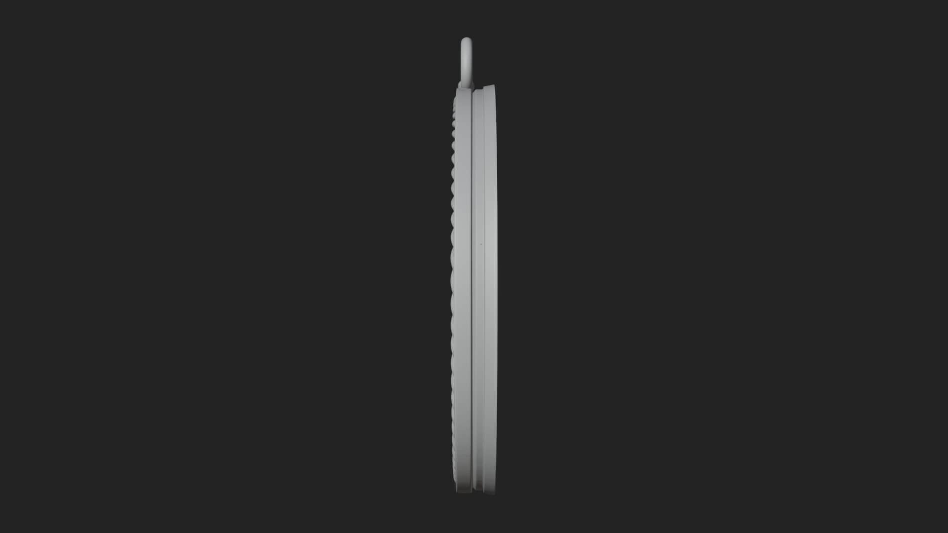 Mariner Compass Oval Plaque Design 3 3D Print Model 3D Model
