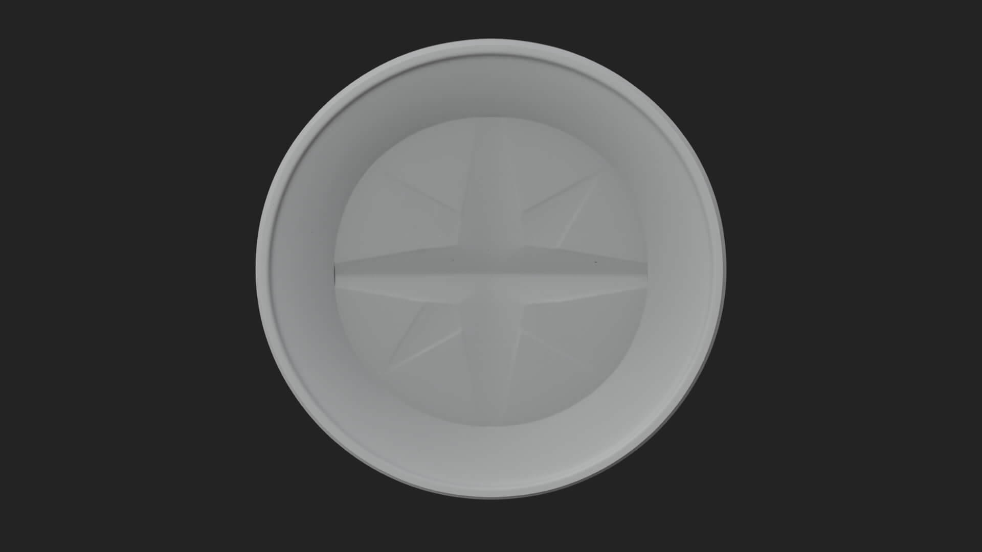 Mariner Compass Oval Plaque Design 5 3D Print Model 3D Model