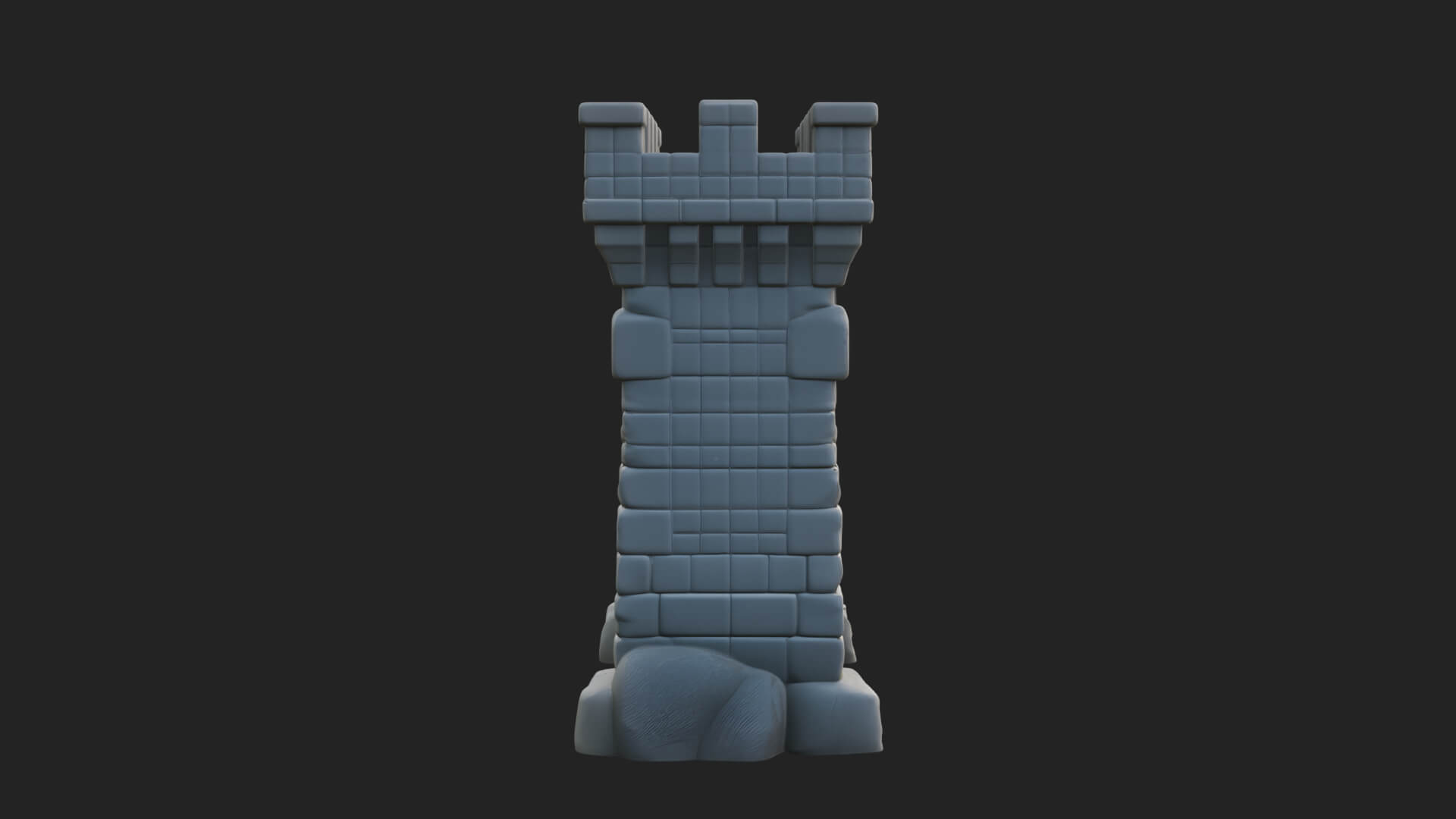 Medieval Castle Gate Model Design 11 3D Print Model 3D Model