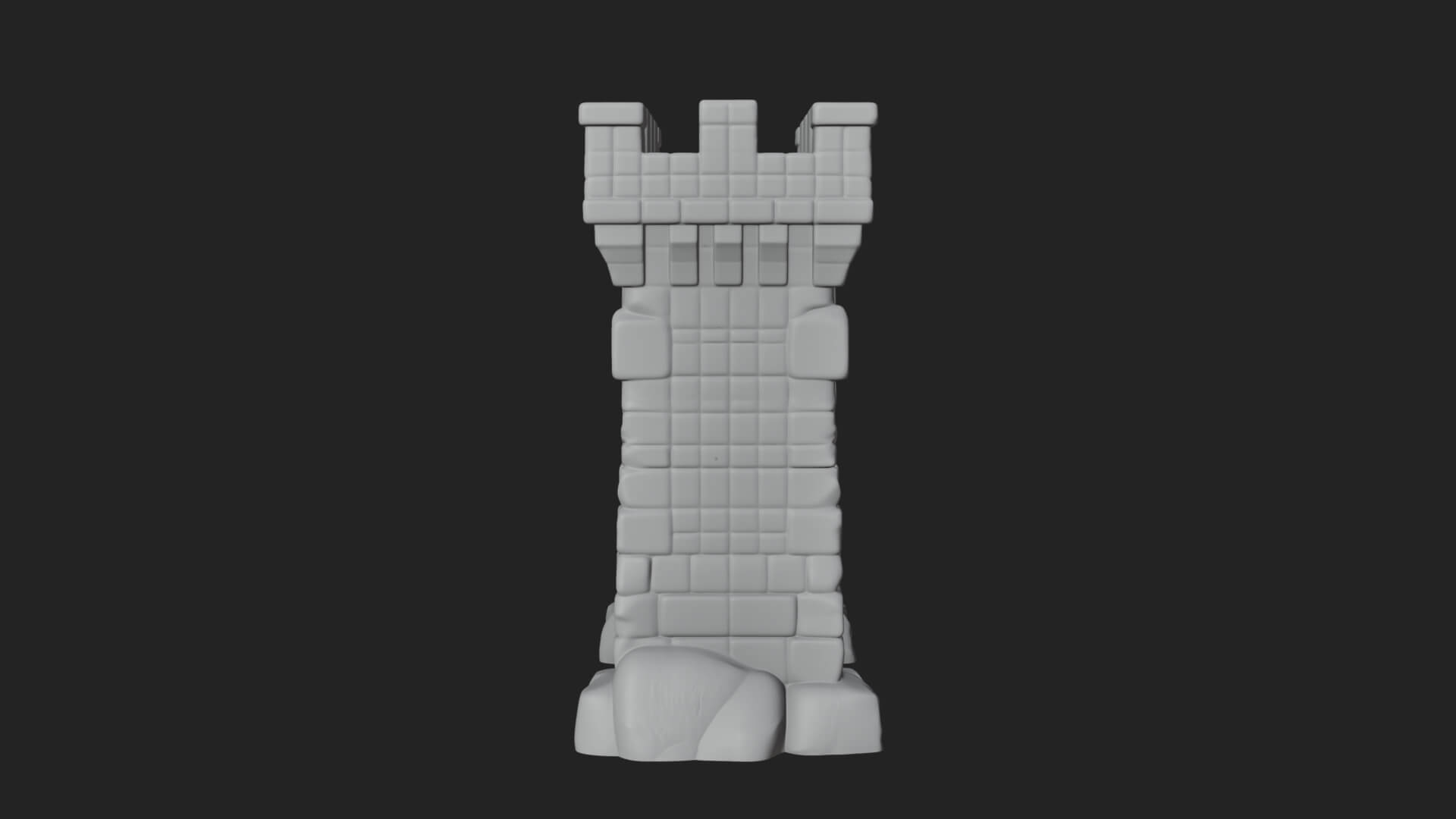 Medieval Castle Gate Model Design 11 3D Print Model 3D Model