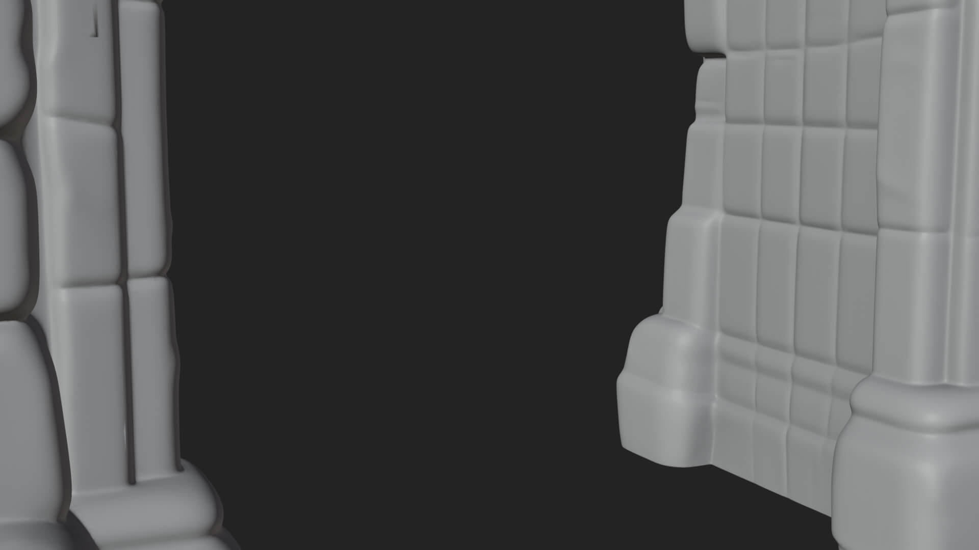 Medieval Castle Gate Model Design 11 3D Print Model 3D Model