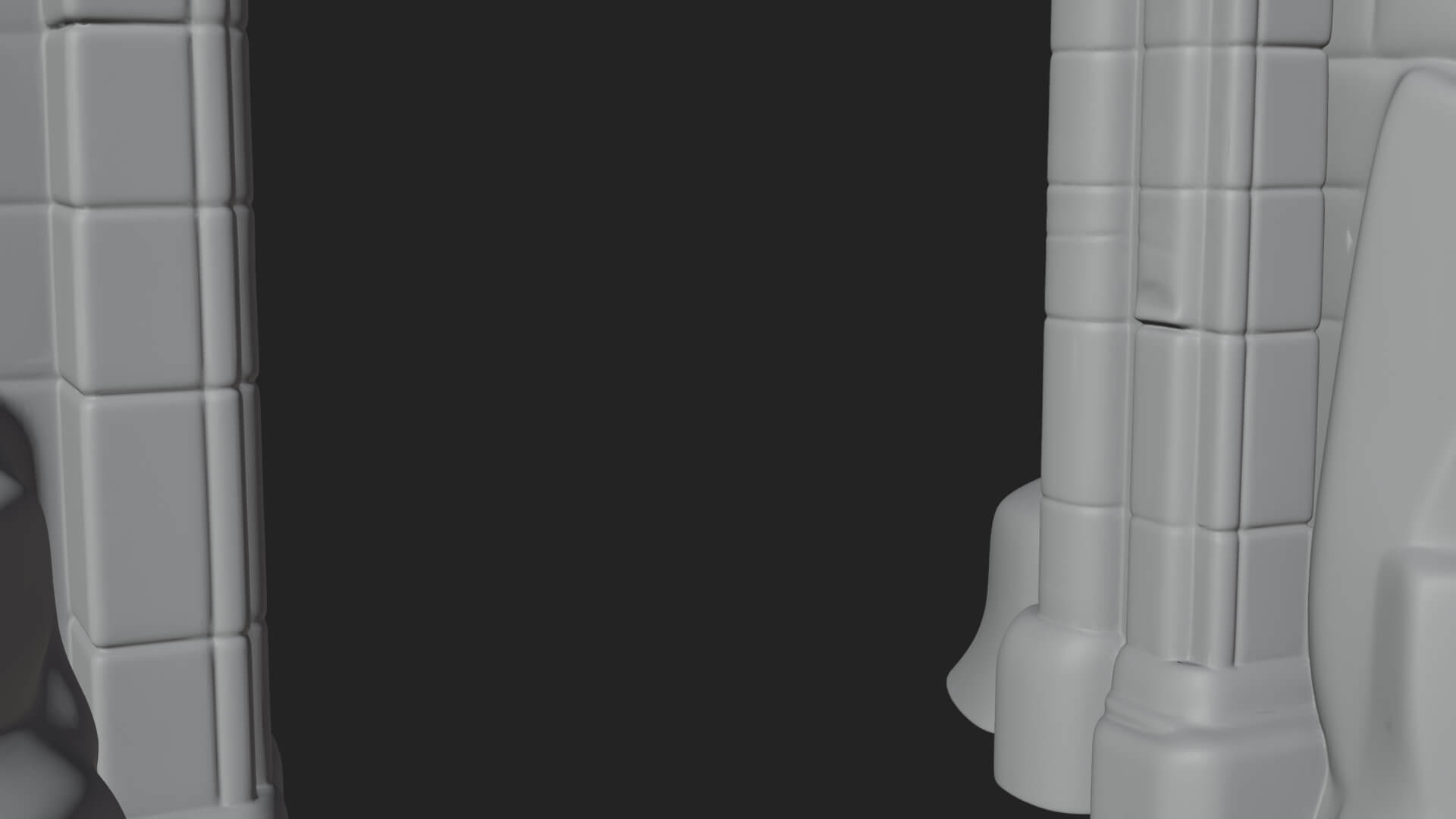 Medieval Castle Gate Model Design 9 3D Print Model 3D Model