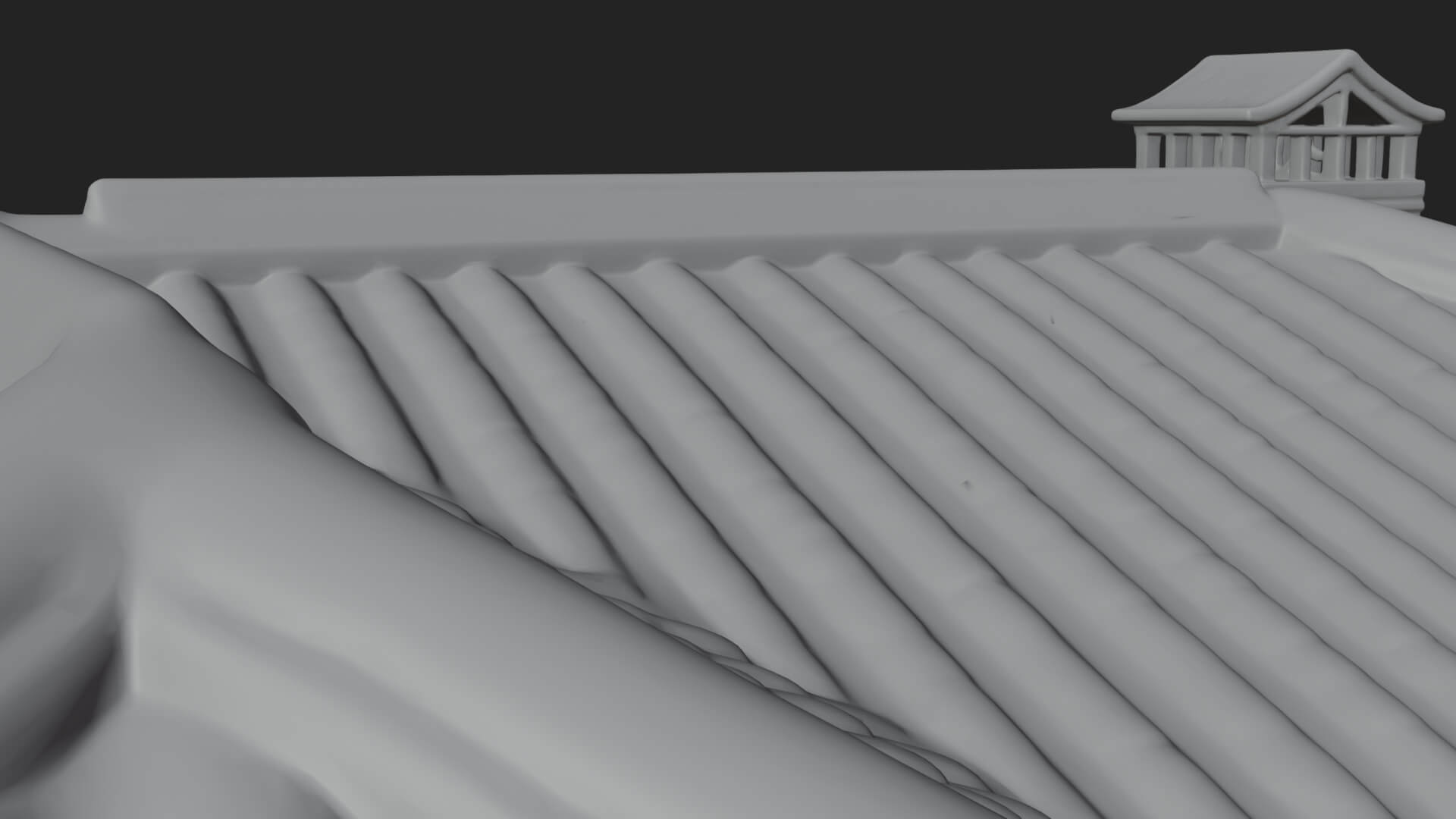 Mediterranean Villa House Design 2 3D Print Model 3D Model