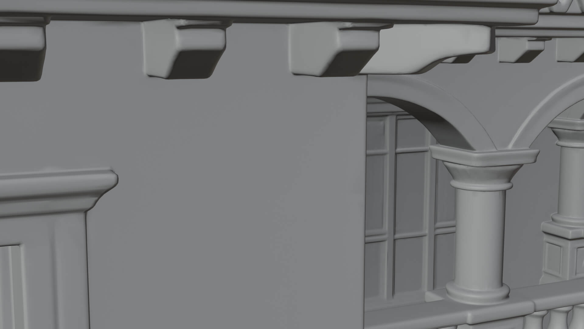 Mediterranean Villa House Design 3 3D Print Model 3D Model