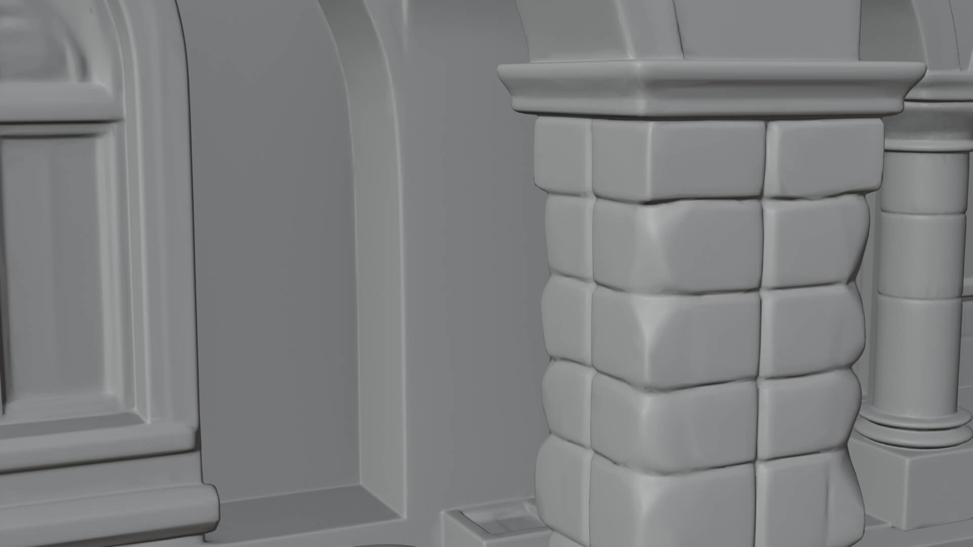 Mediterranean Villa House Design 3 3D Print Model 3D Model