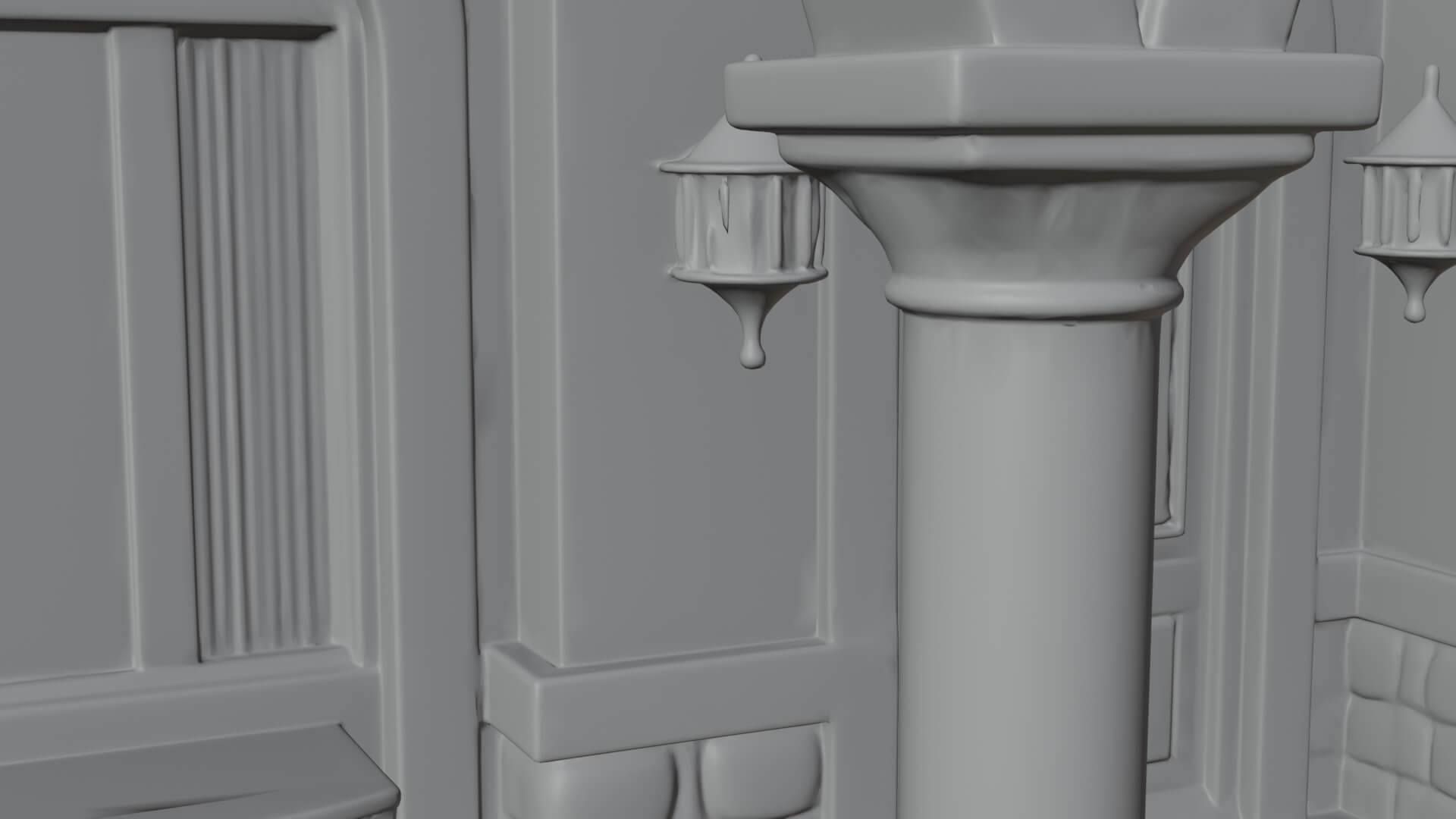 Mediterranean Villa House Design 4 3D Print Model 3D Model