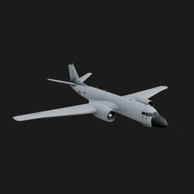 Military Cargo Plane Model Design 23 3D Print Model